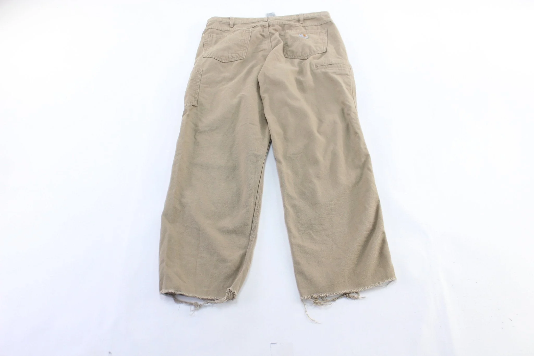 Carhartt Logo Patch Tan Pants - Image 2