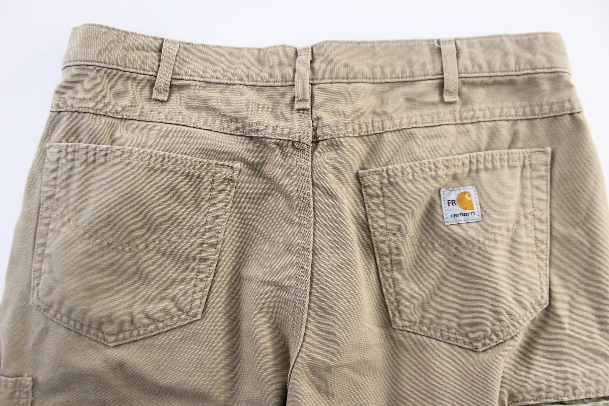 Carhartt Logo Patch Tan Pants - Image 3
