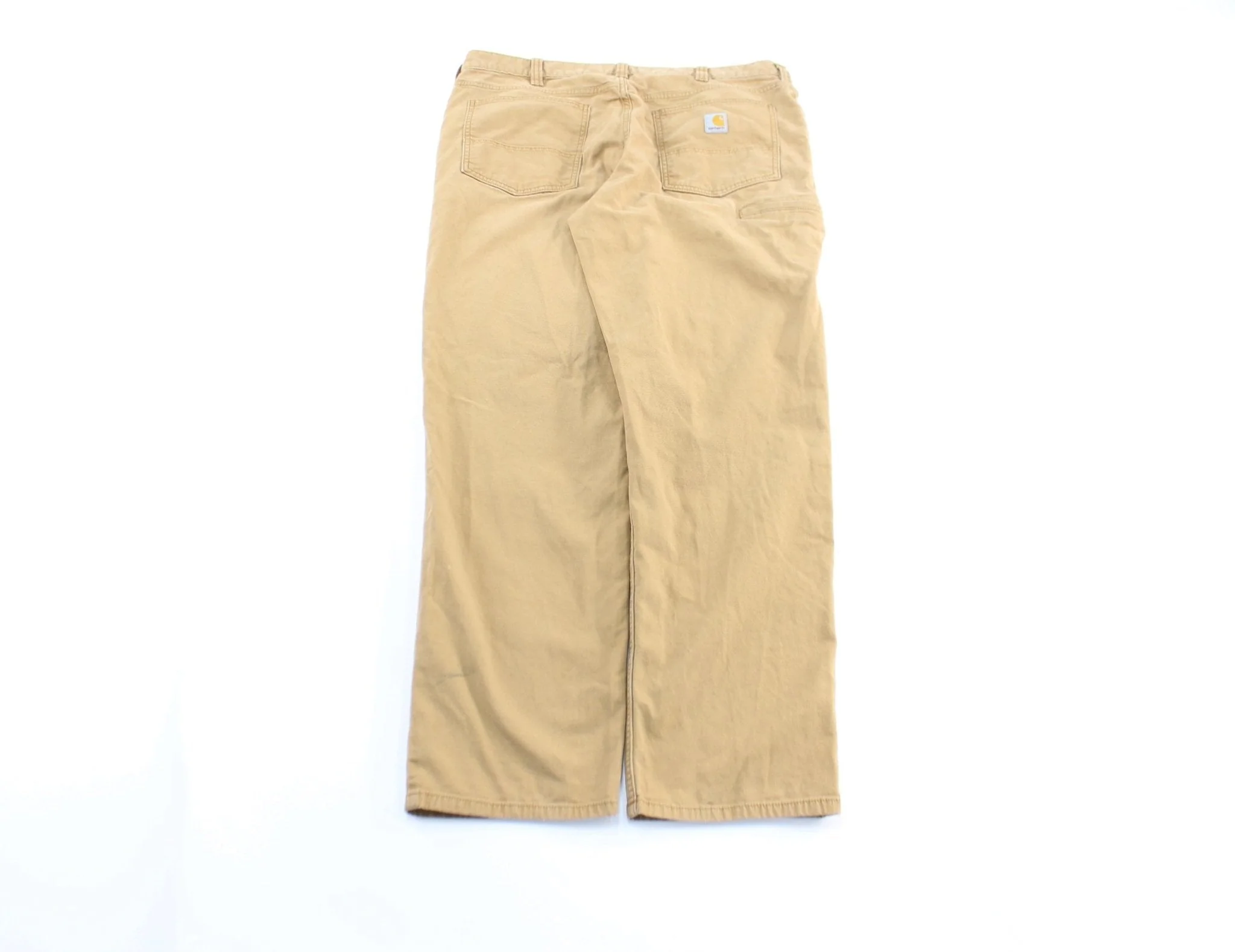 Carhartt Logo Patch Tan Pants - Image 2