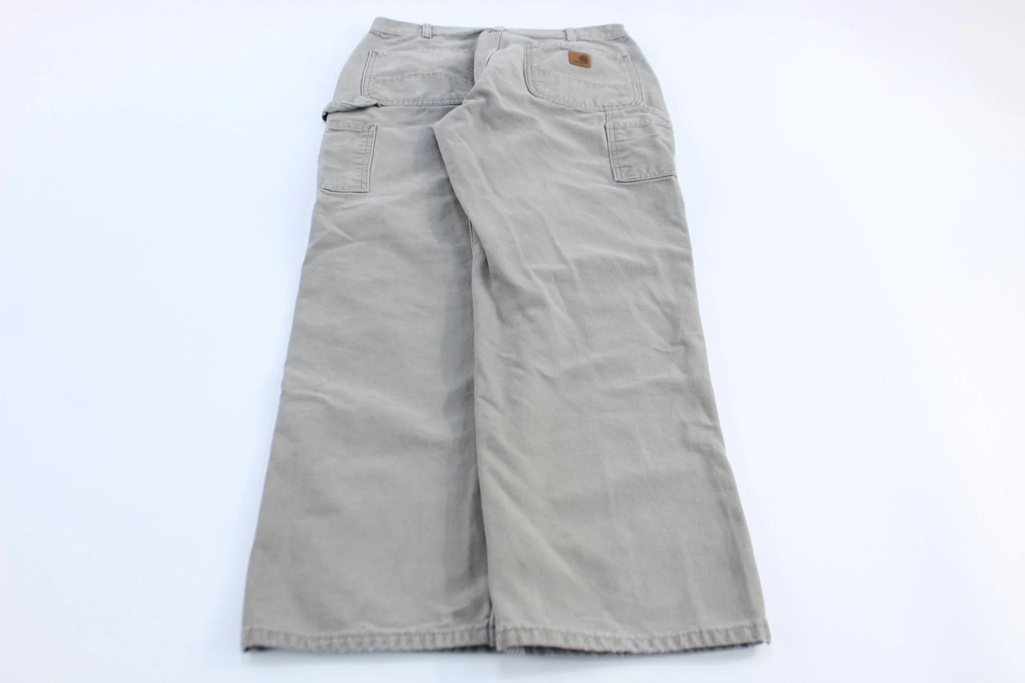 Carhartt Logo Patch Tan Pants - Image 2