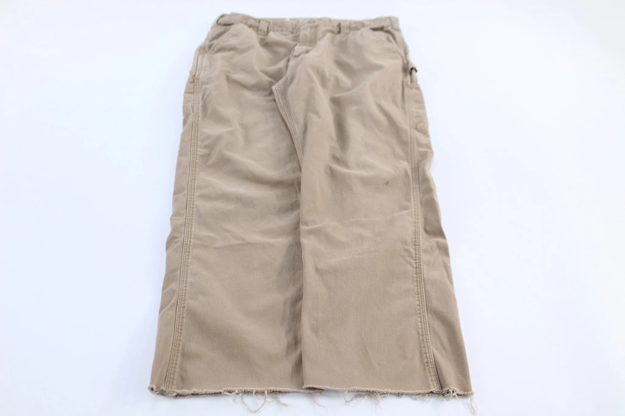 Carhartt Logo Patch Tan Pants - Image 2