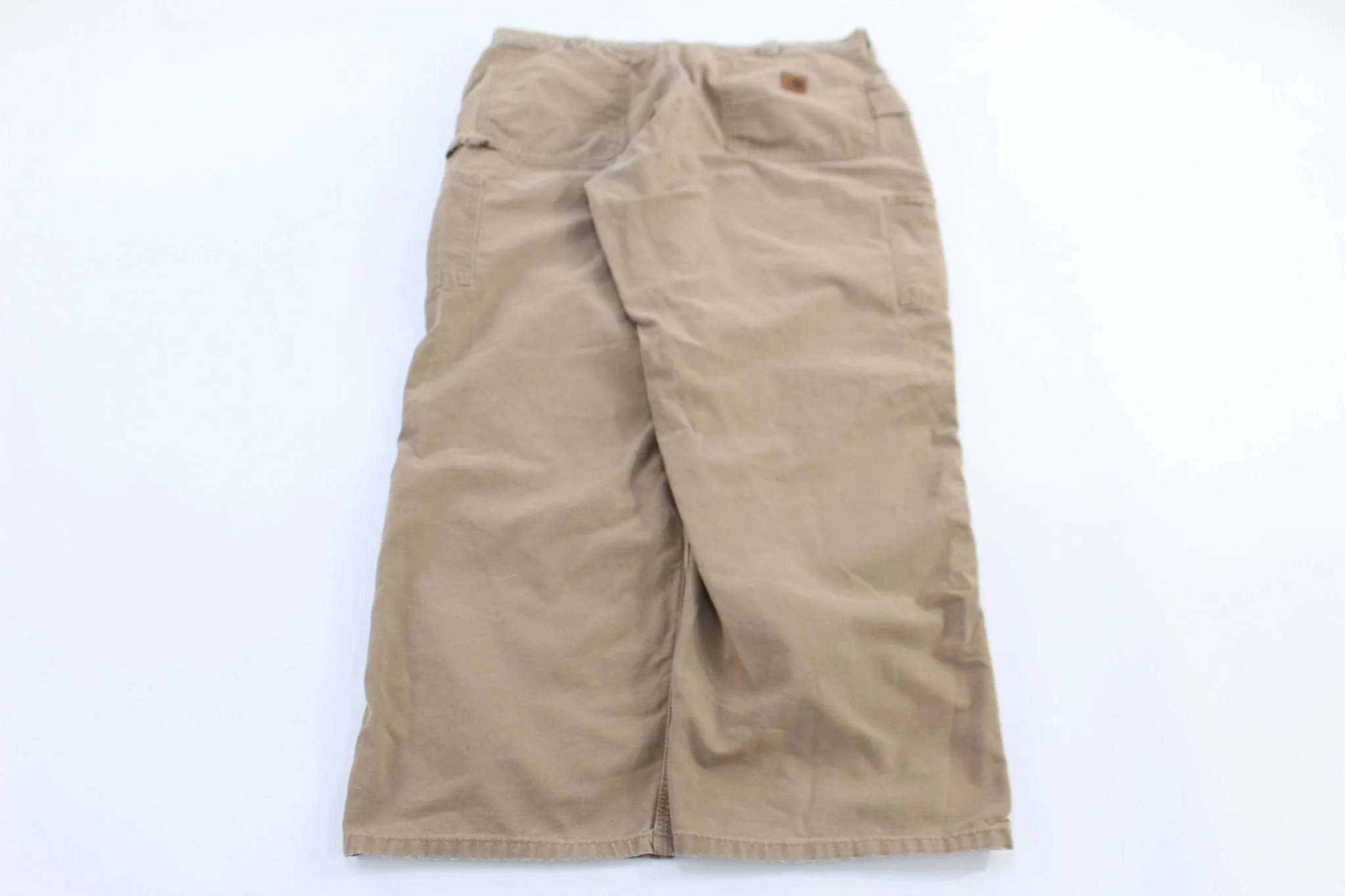 Carhartt Logo Patch Tan Pants - Image 2