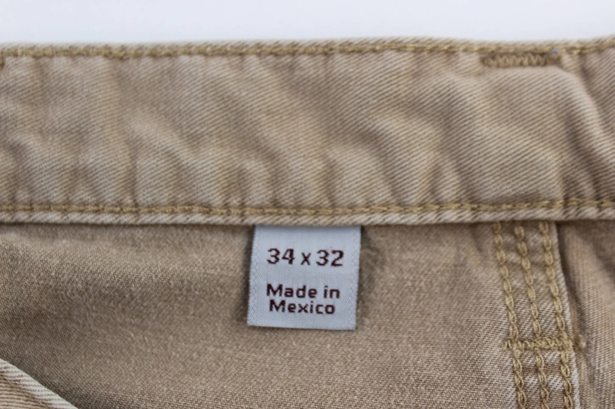 Carhartt Logo Patch Tan Pants - Image 4