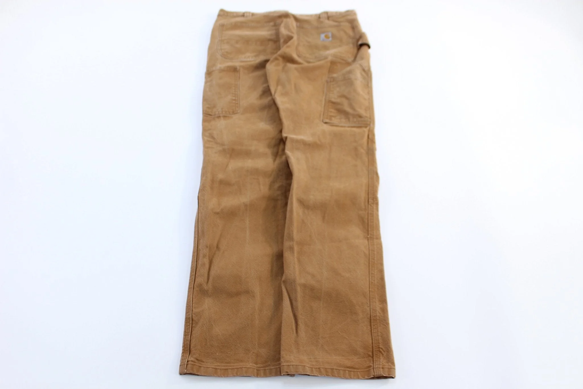 Carhartt Logo Patch Tan Pants - Image 2