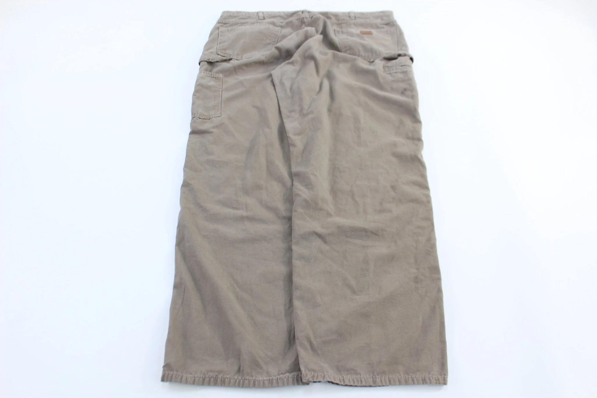 Carhartt Logo Patch Tan Pants - Image 2
