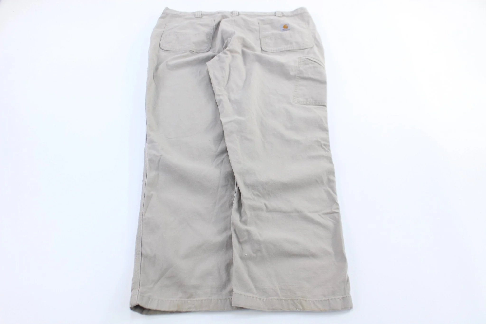 Carhartt Logo Patch Tan Pants - Image 2