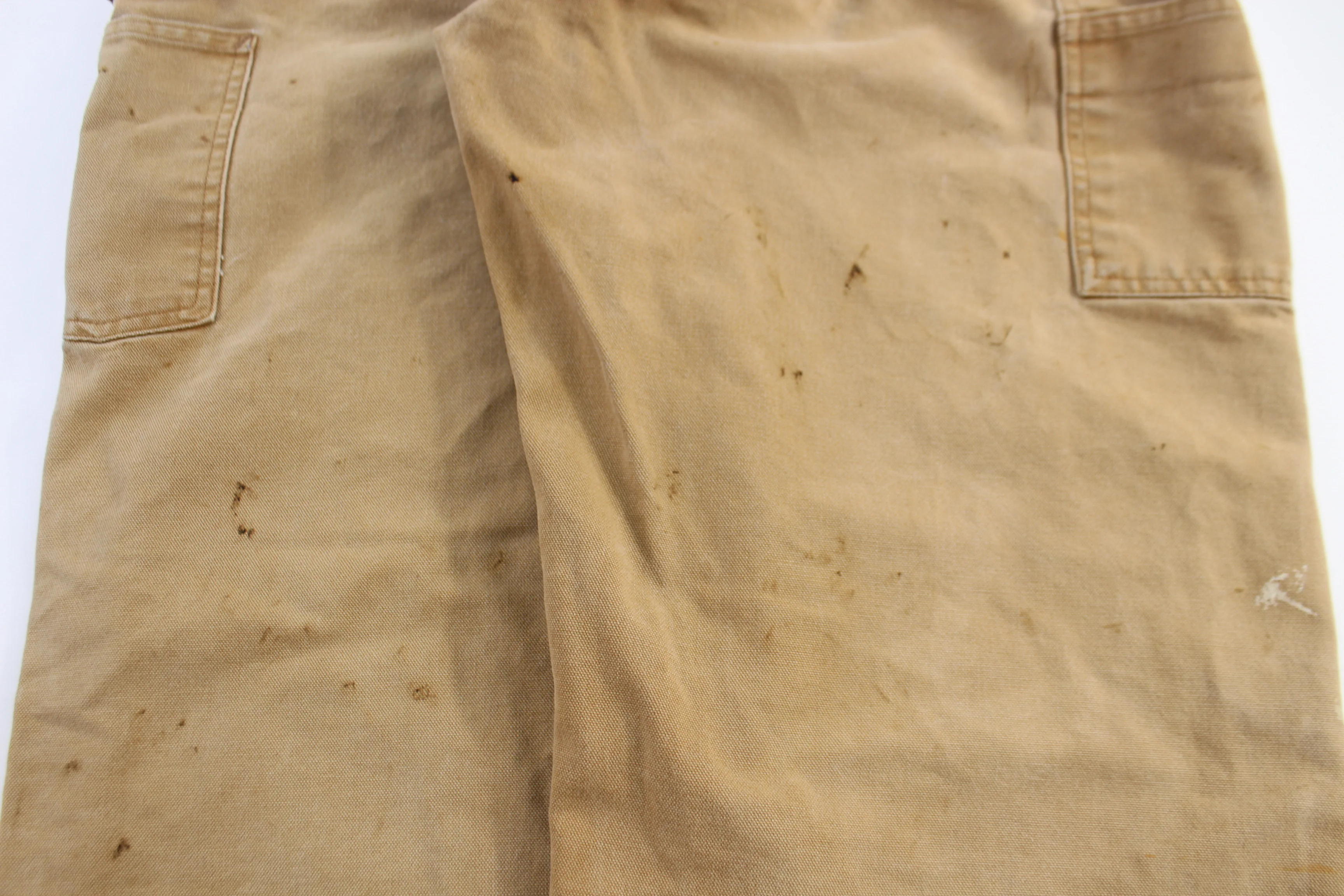 Carhartt Logo Patch Tan Pants - Image 3