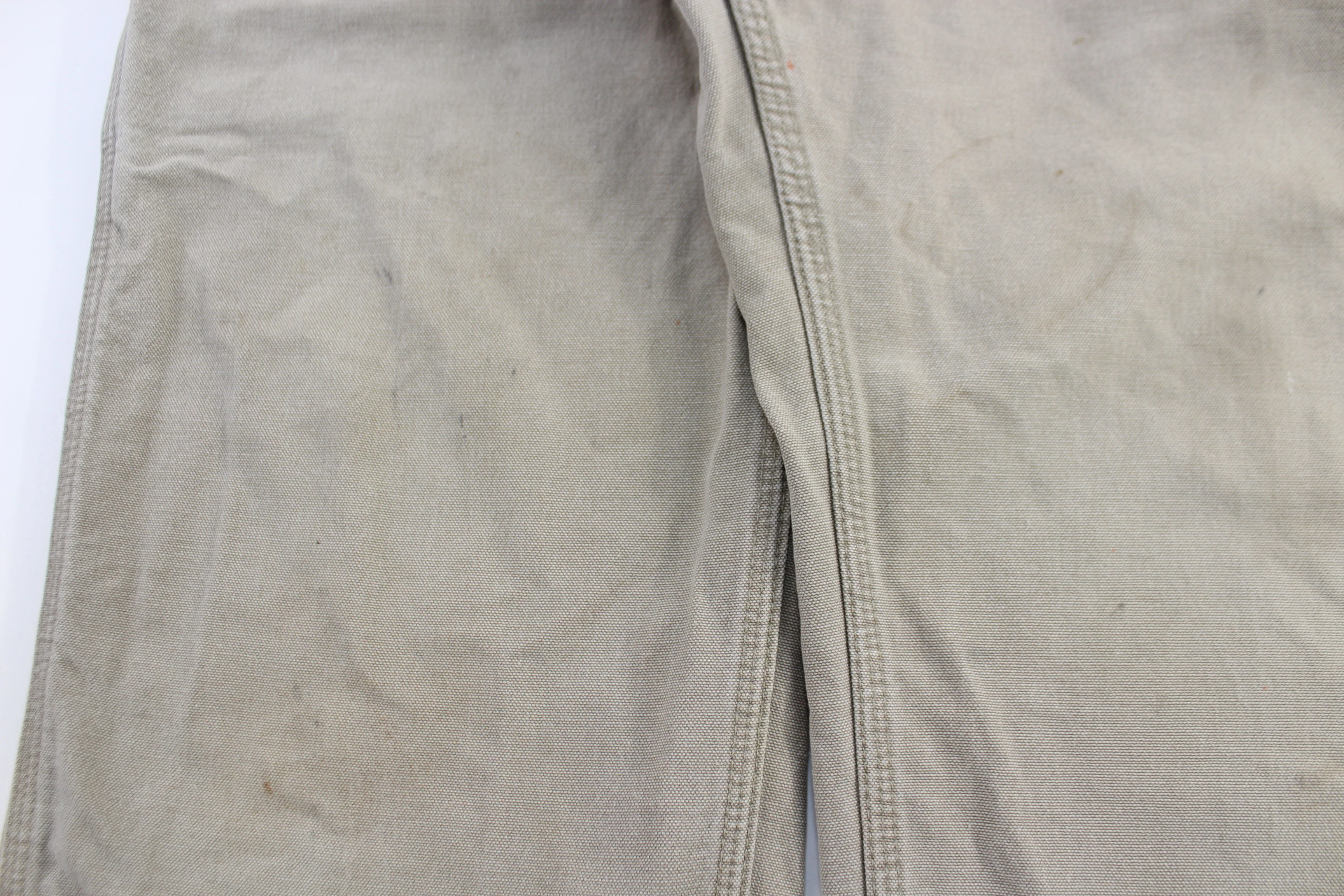 Carhartt Logo Patch Tan Pants - Image 3