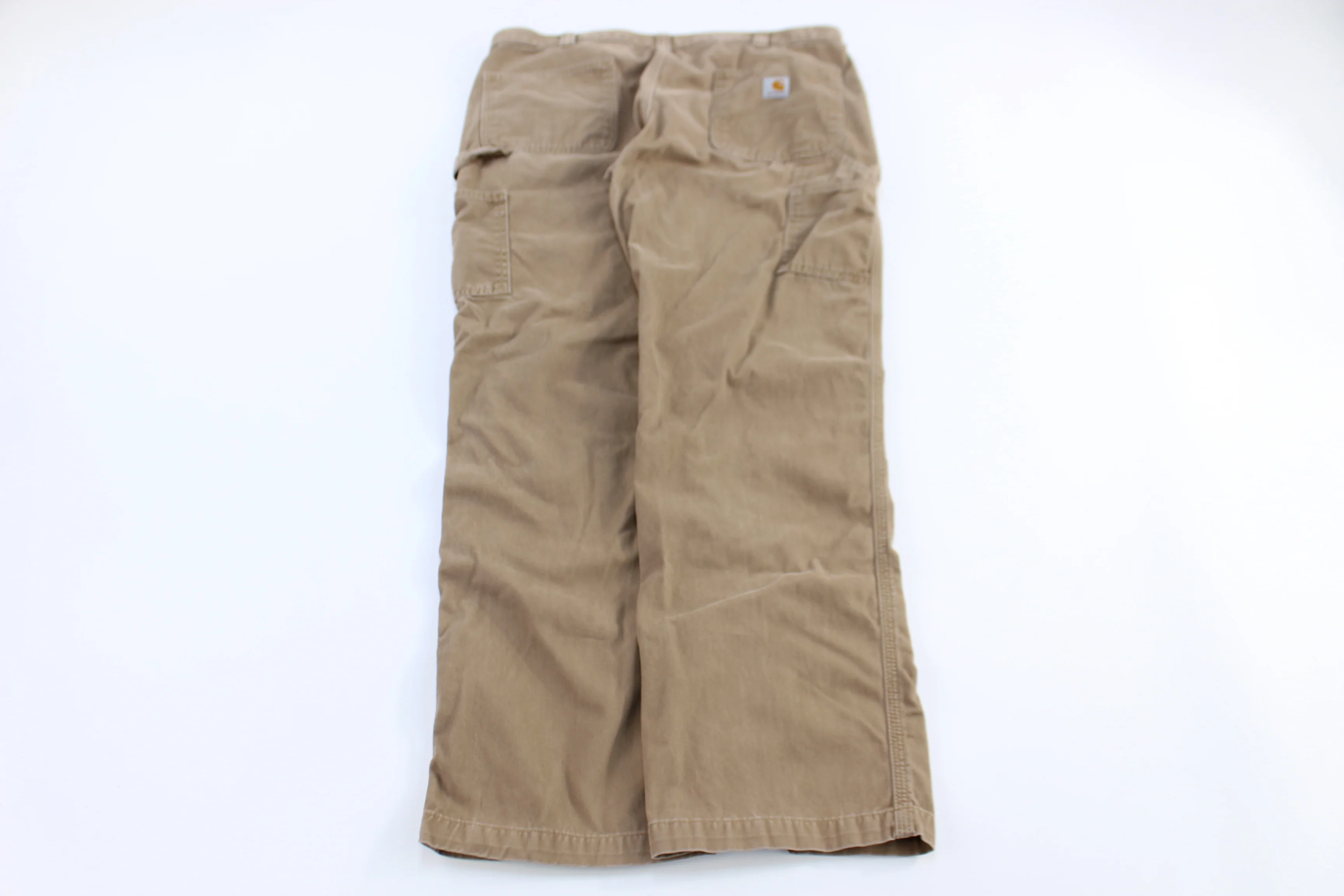 Carhartt Logo Patch Tan Pants - Image 2