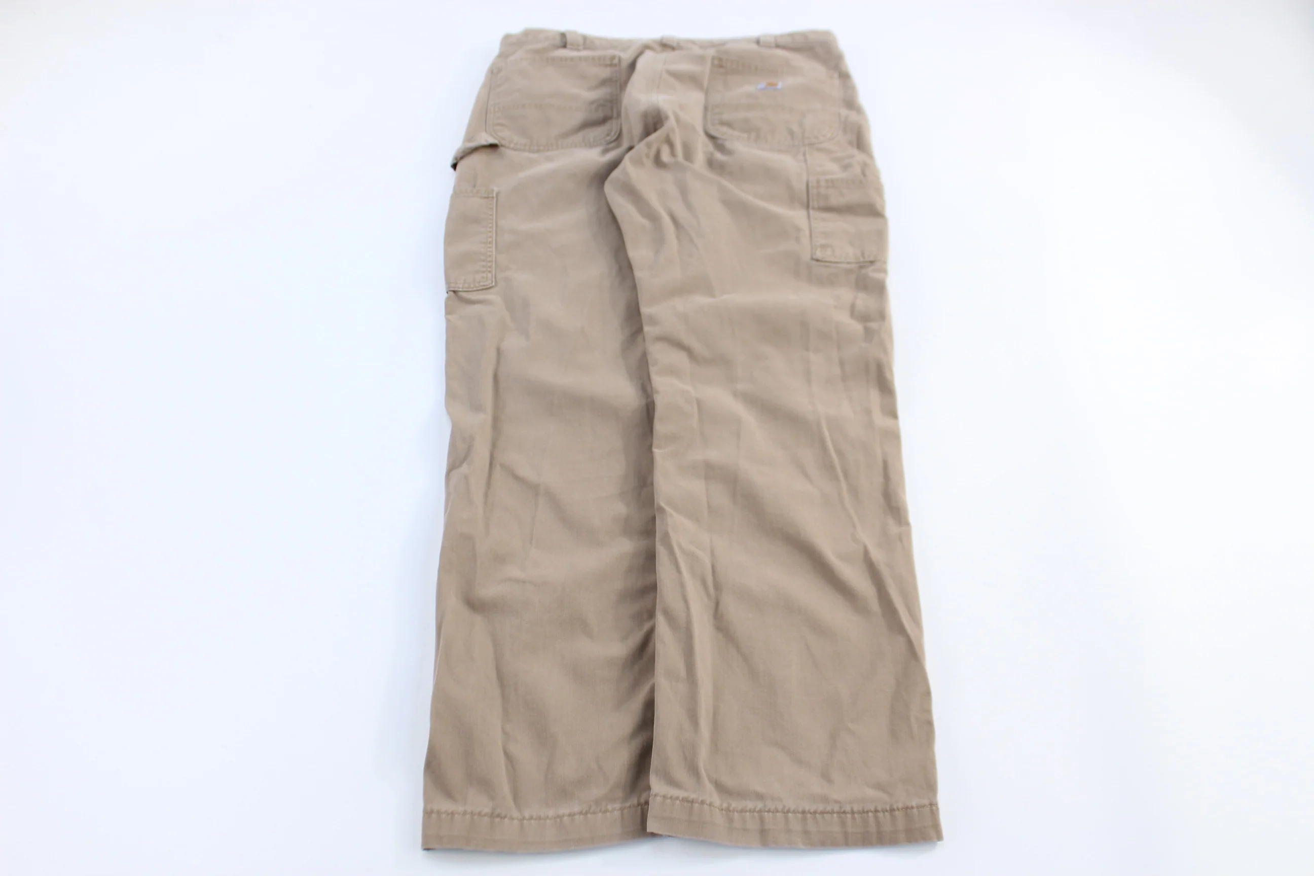 Carhartt Logo Patch Tan Pants - Image 2