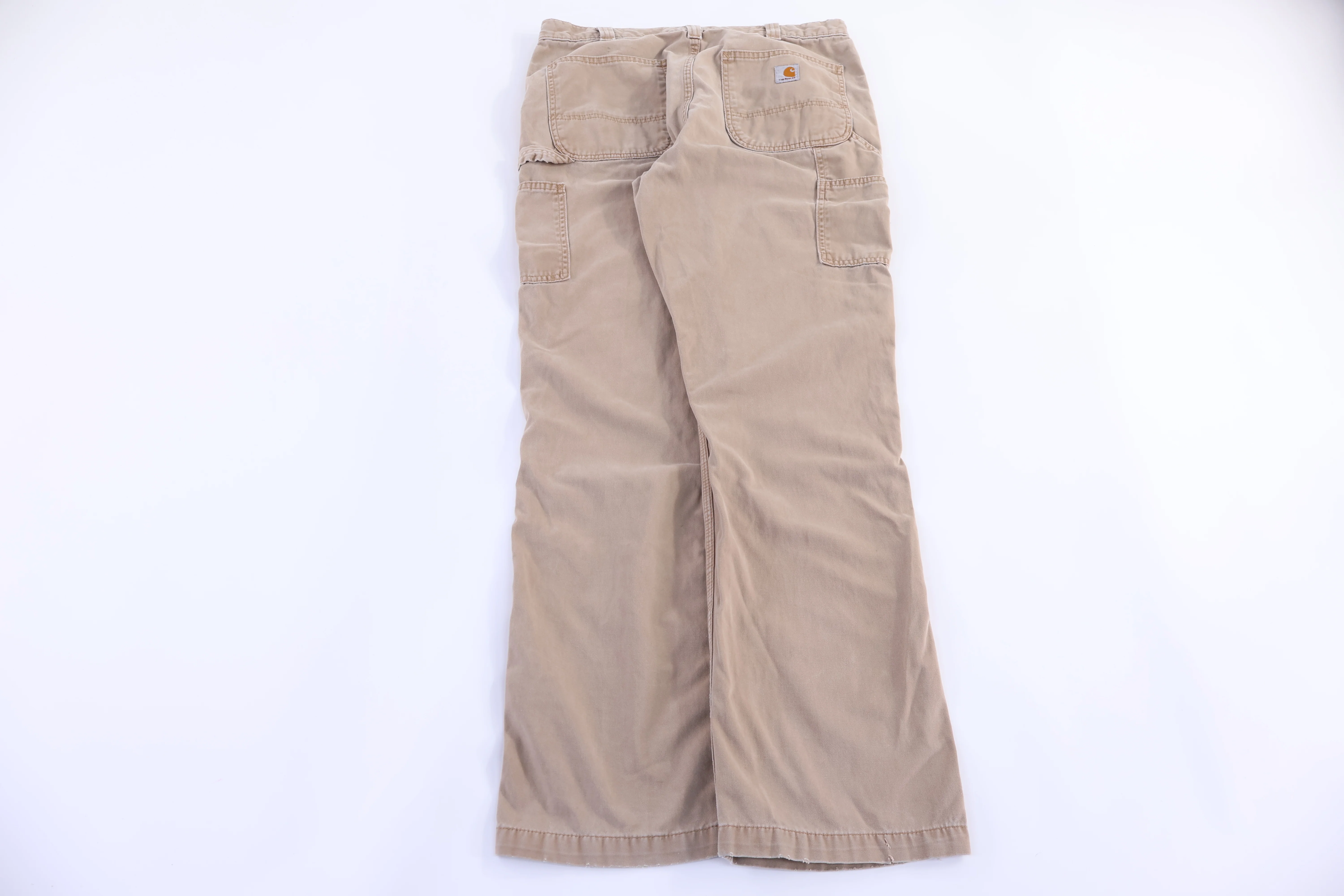 Carhartt Logo Patch Tan Pants - Image 2