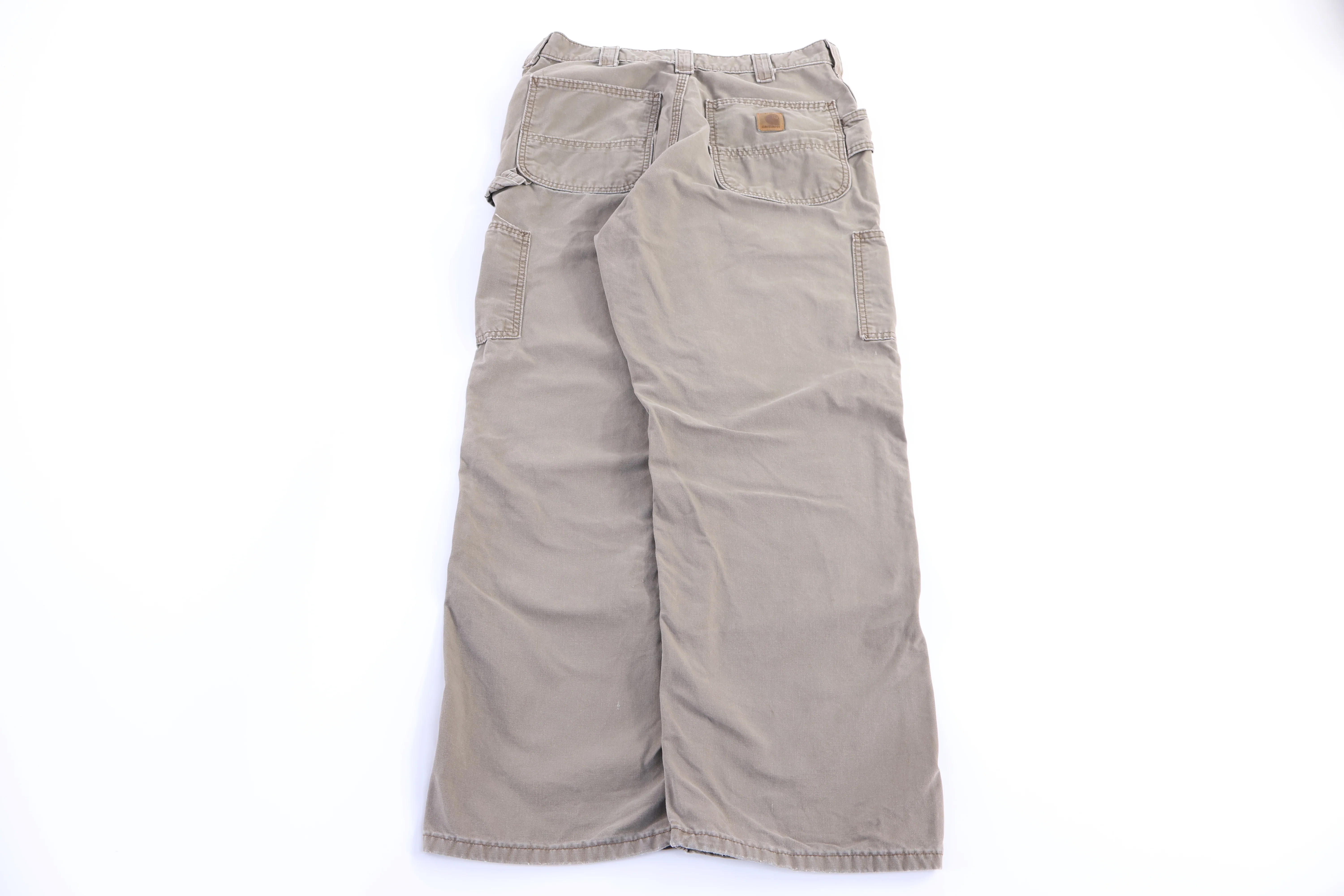 Carhartt Logo Patch Tan Pants - Image 2