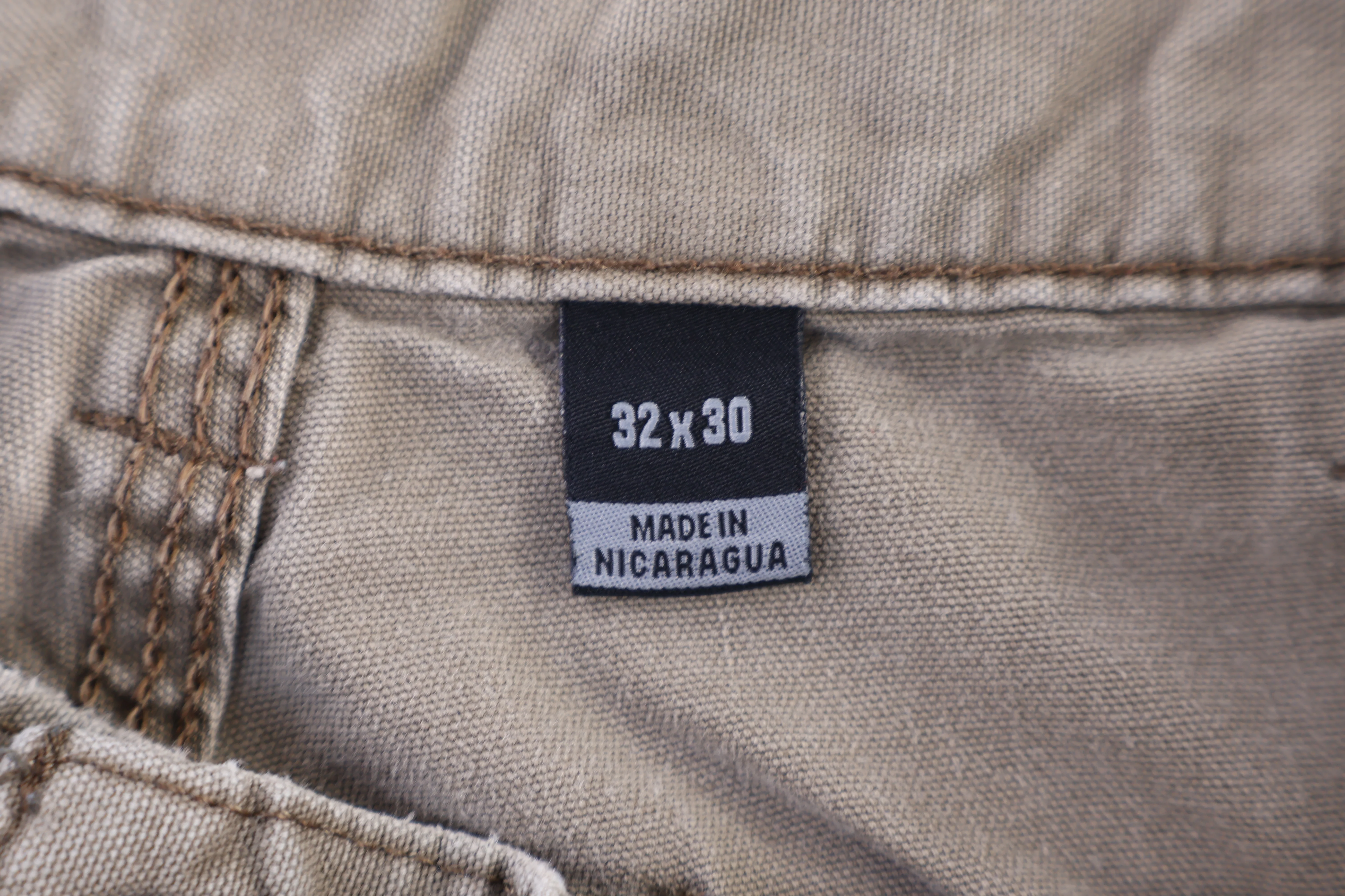 Carhartt Logo Patch Tan Pants - Image 3