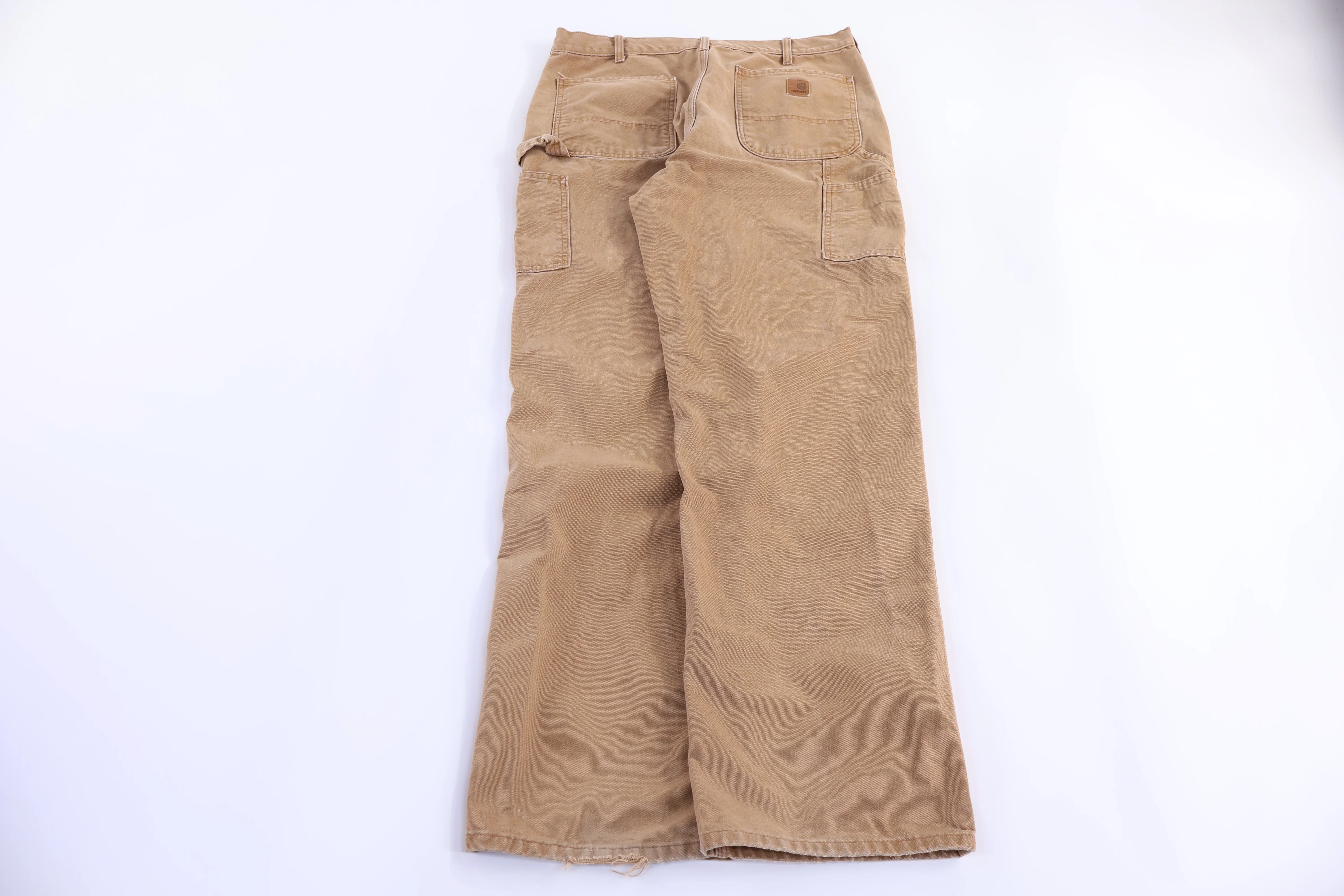 Carhartt Logo Patch Tan Pants - Image 2