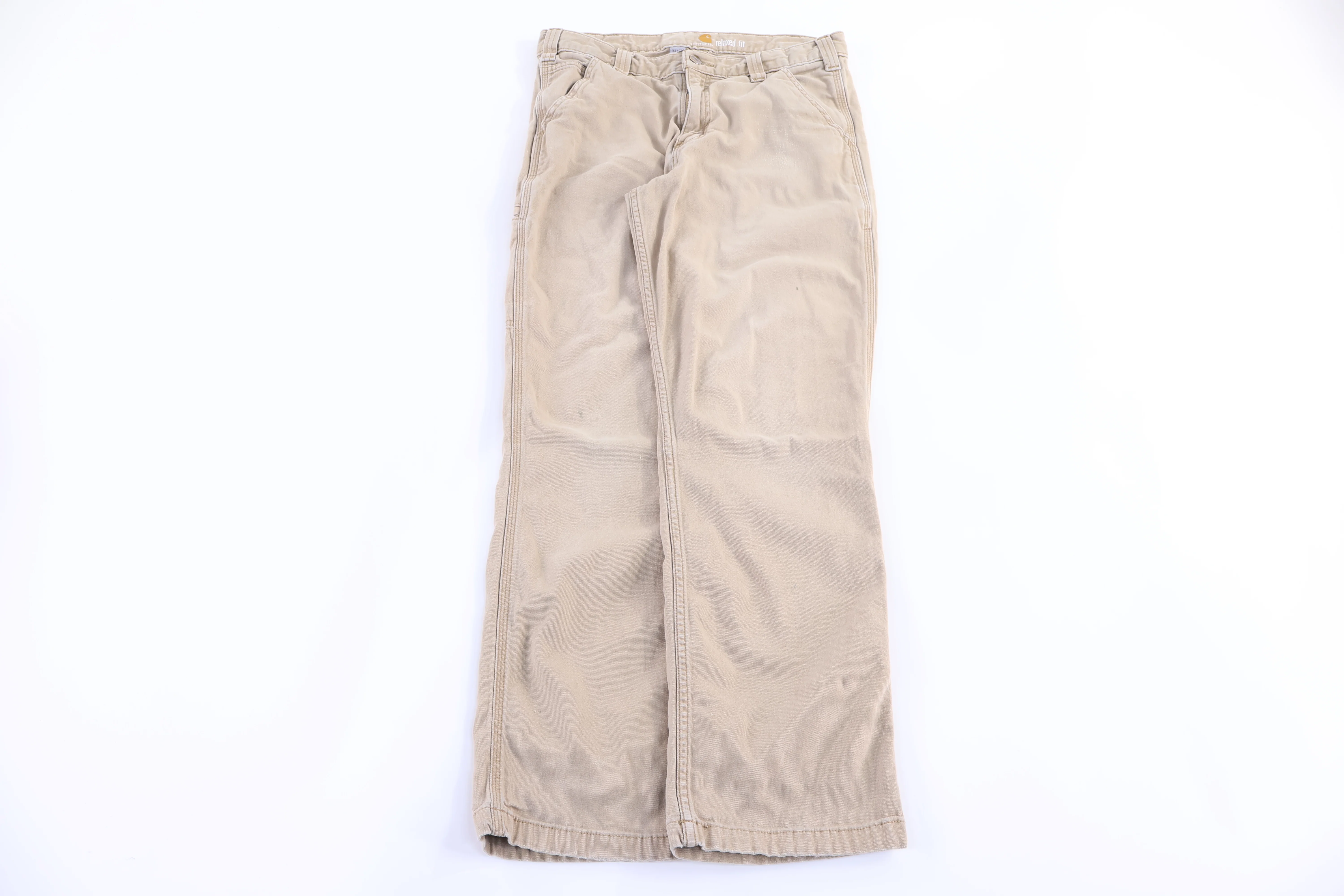 Carhartt Logo Patch Tan Pants