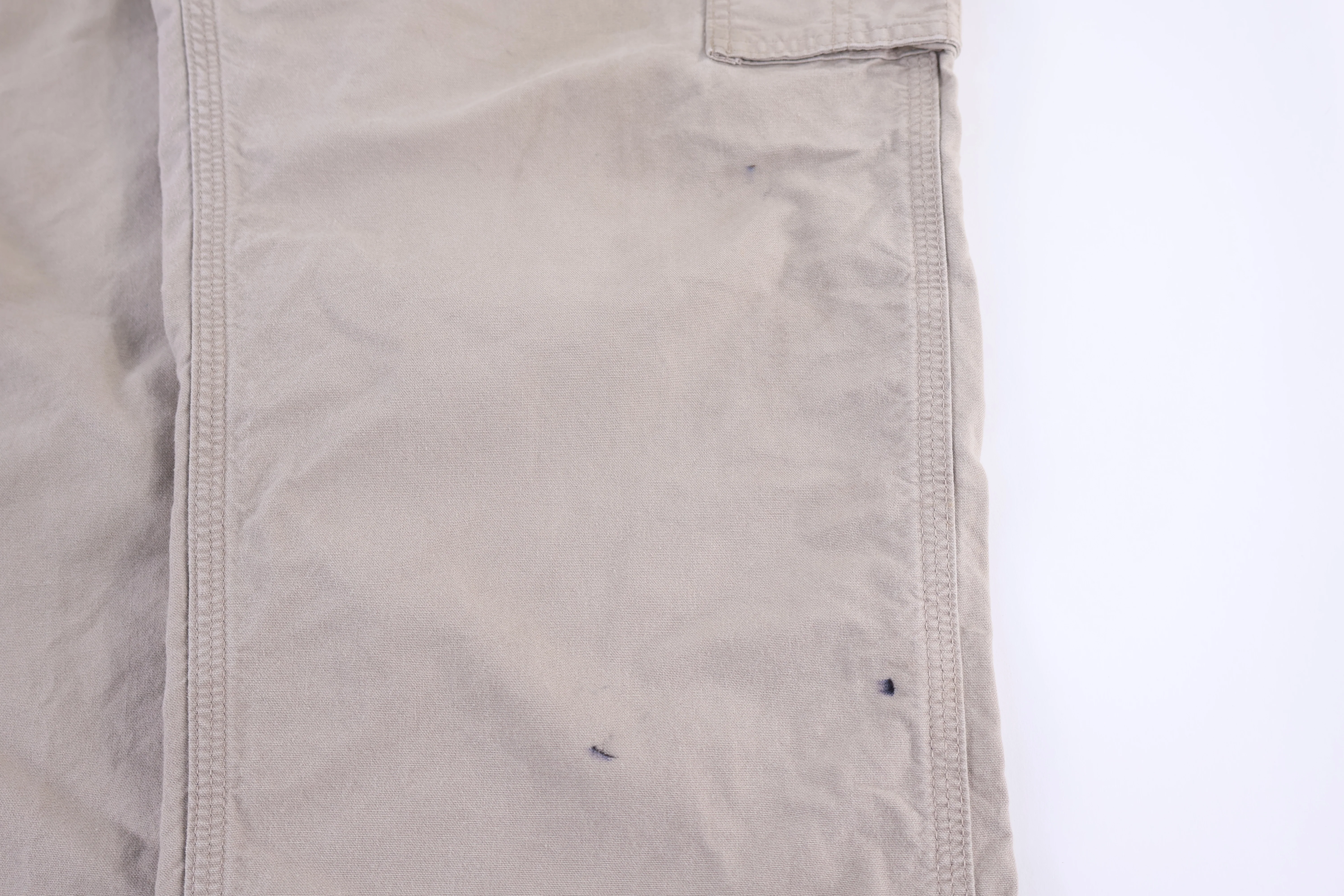 Carhartt Logo Patch Tan Pants - Image 3