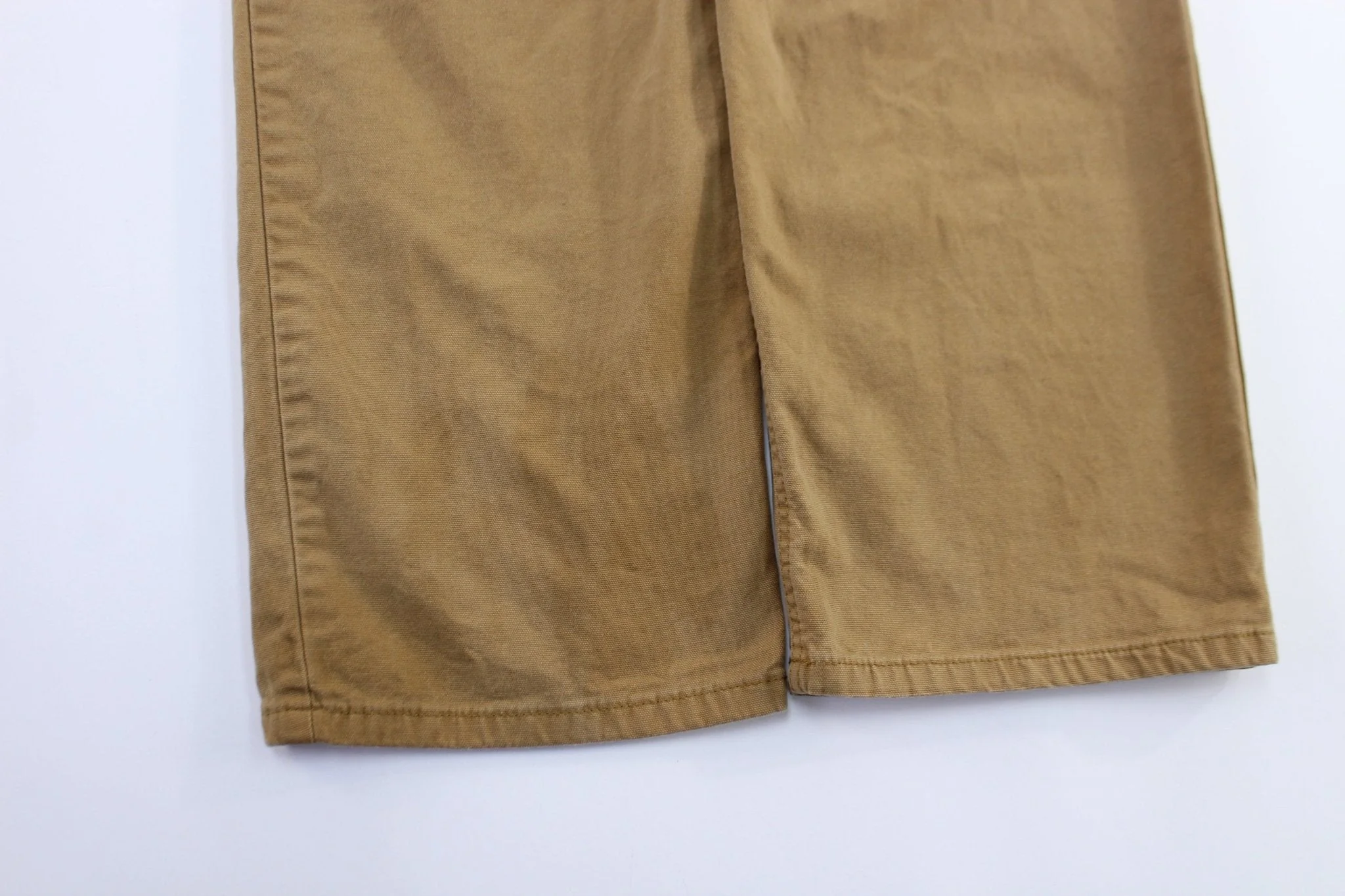 Carhartt Logo Patch Tan Relaxed Fit Pants - Image 4