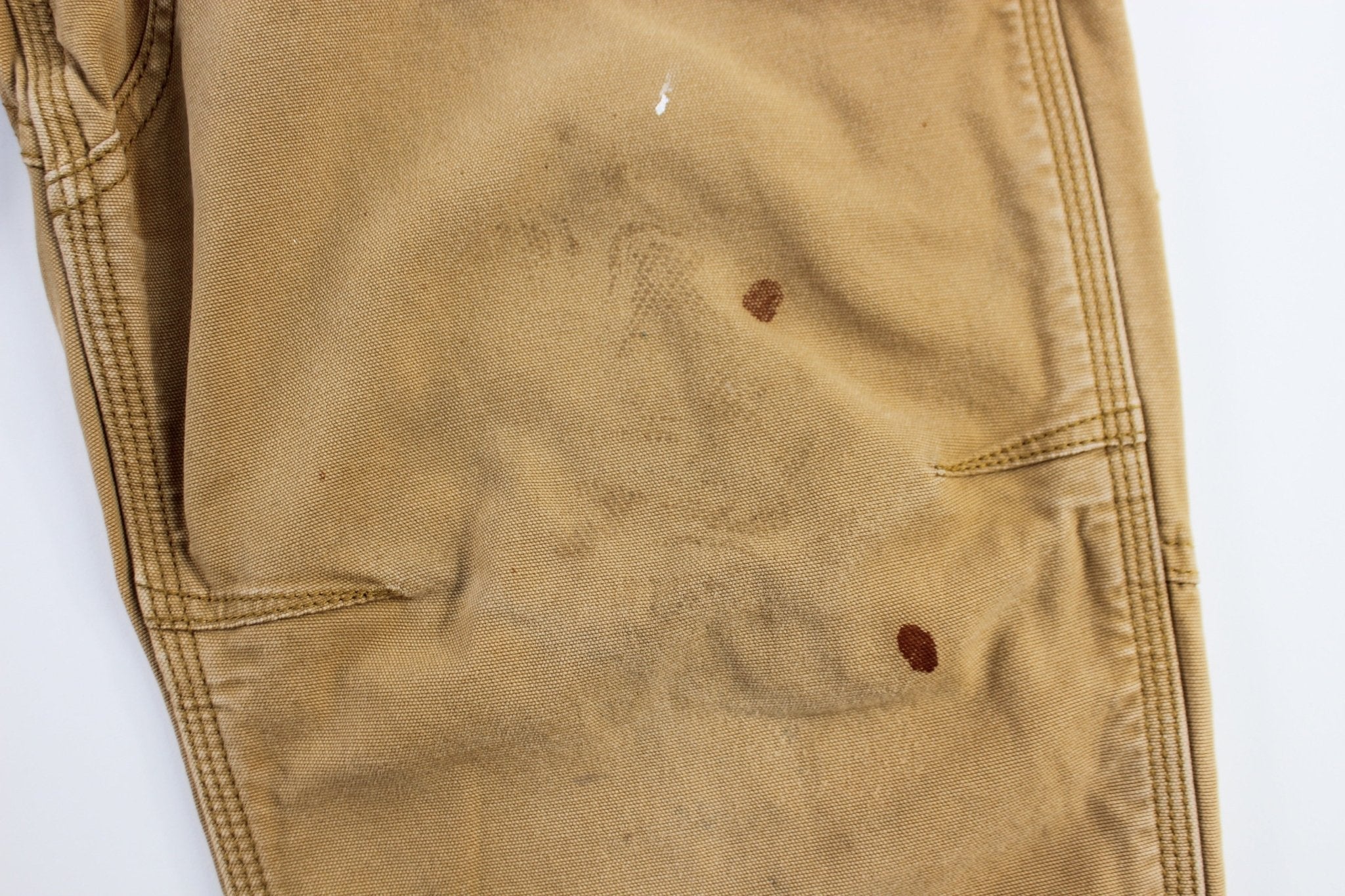 Carhartt Logo Patch Tan Relaxed Fit Pants - Image 3