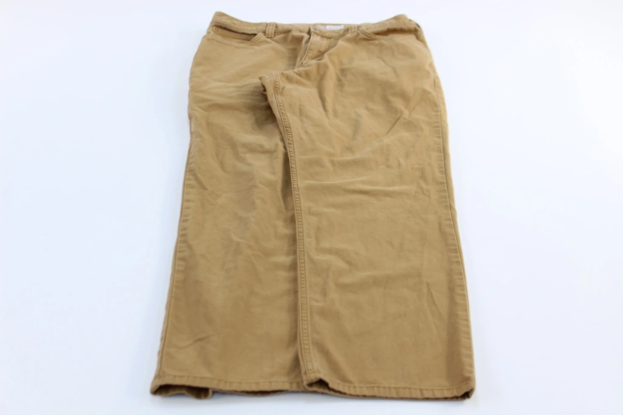 Carhartt Logo Patch Tan Relaxed Fit Pants