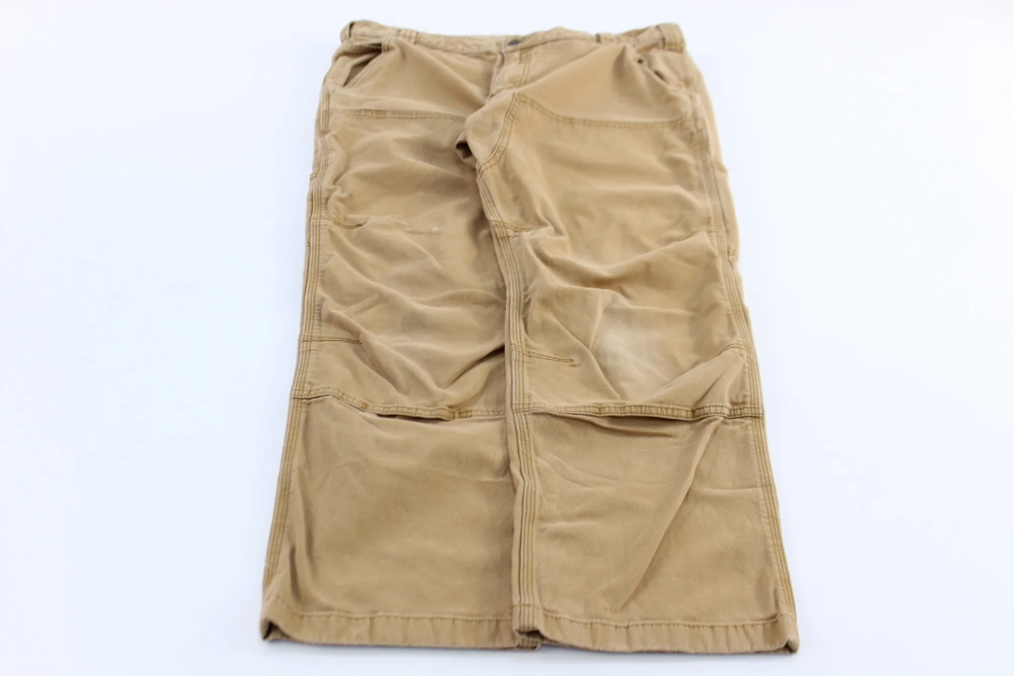 Carhartt Logo Patch Tan Relaxed Fit Pants
