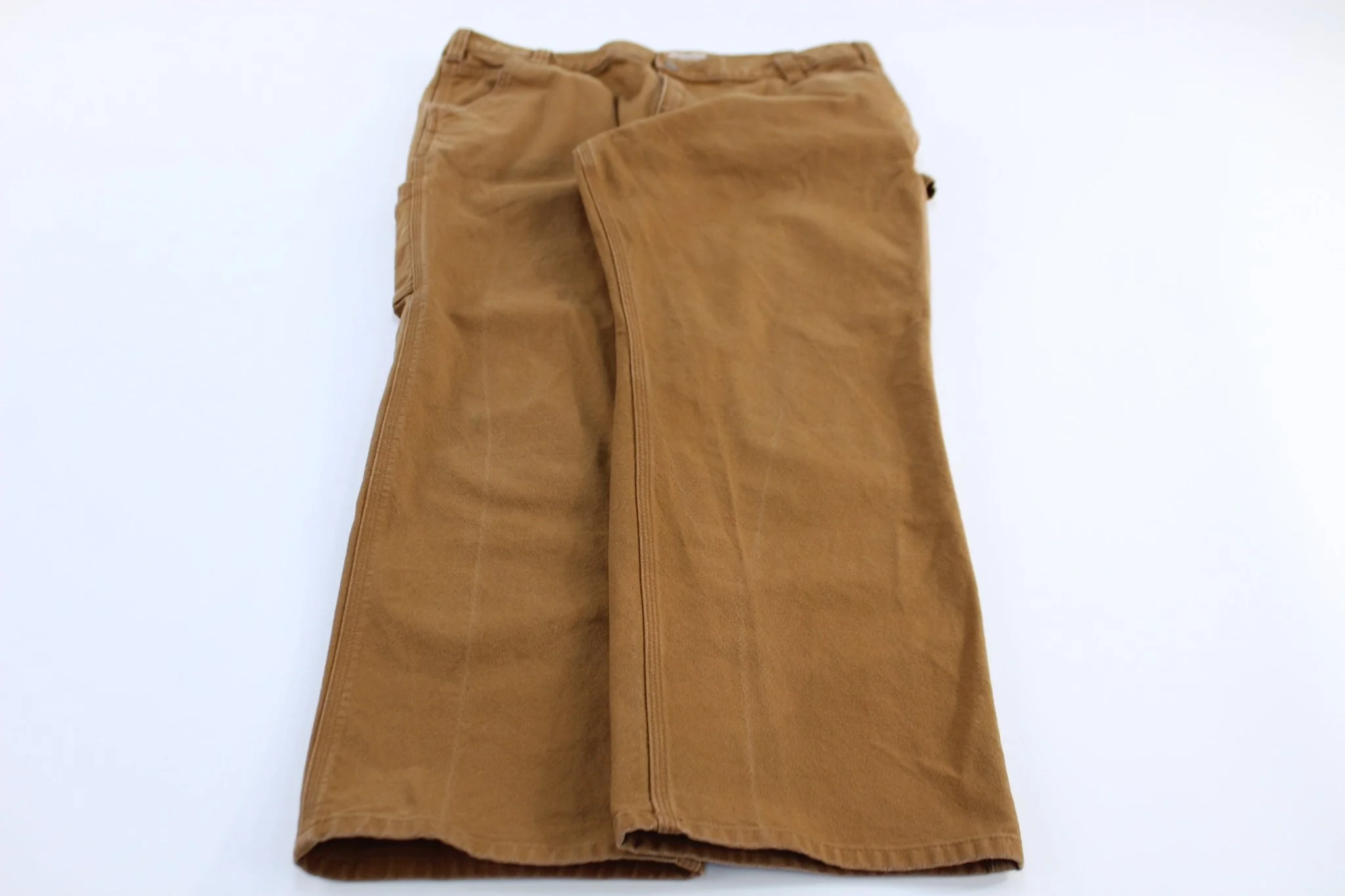 Carhartt Logo Patch Tan Relaxed Fit Pants