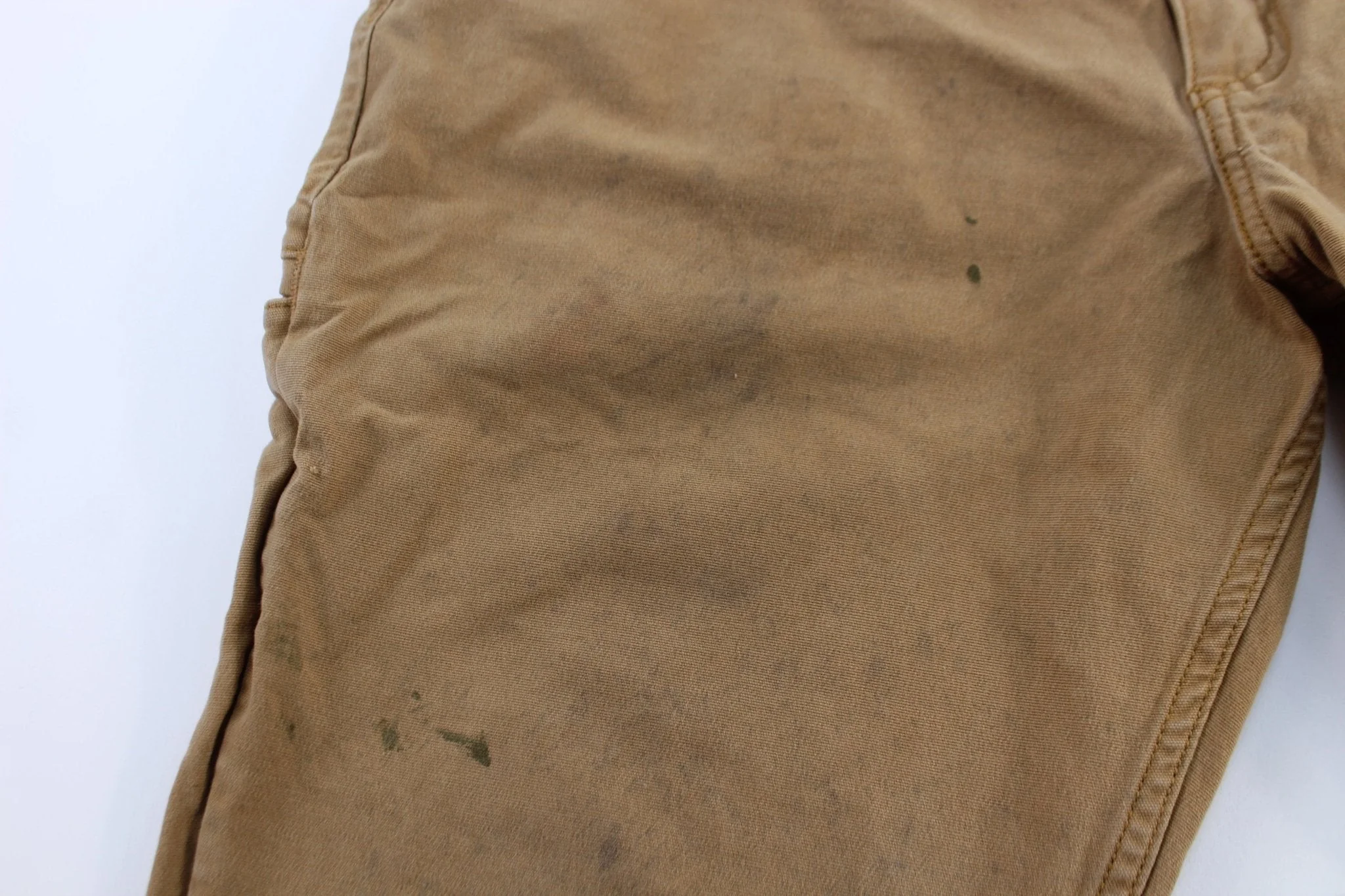 Carhartt Logo Patch Tan Relaxed Fit Pants - Image 3
