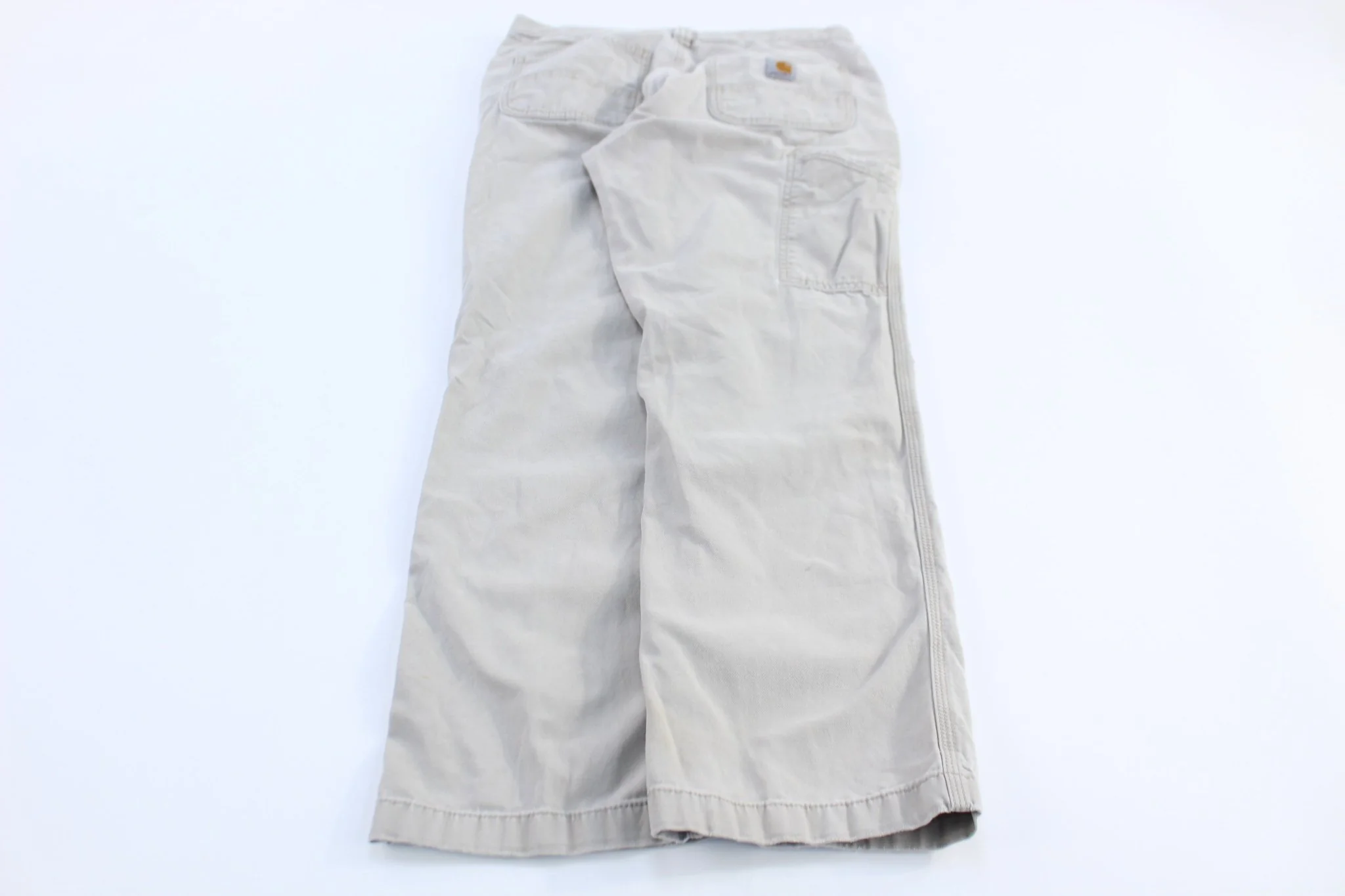 Carhartt Logo Patch Tan Relaxed Fit Pants