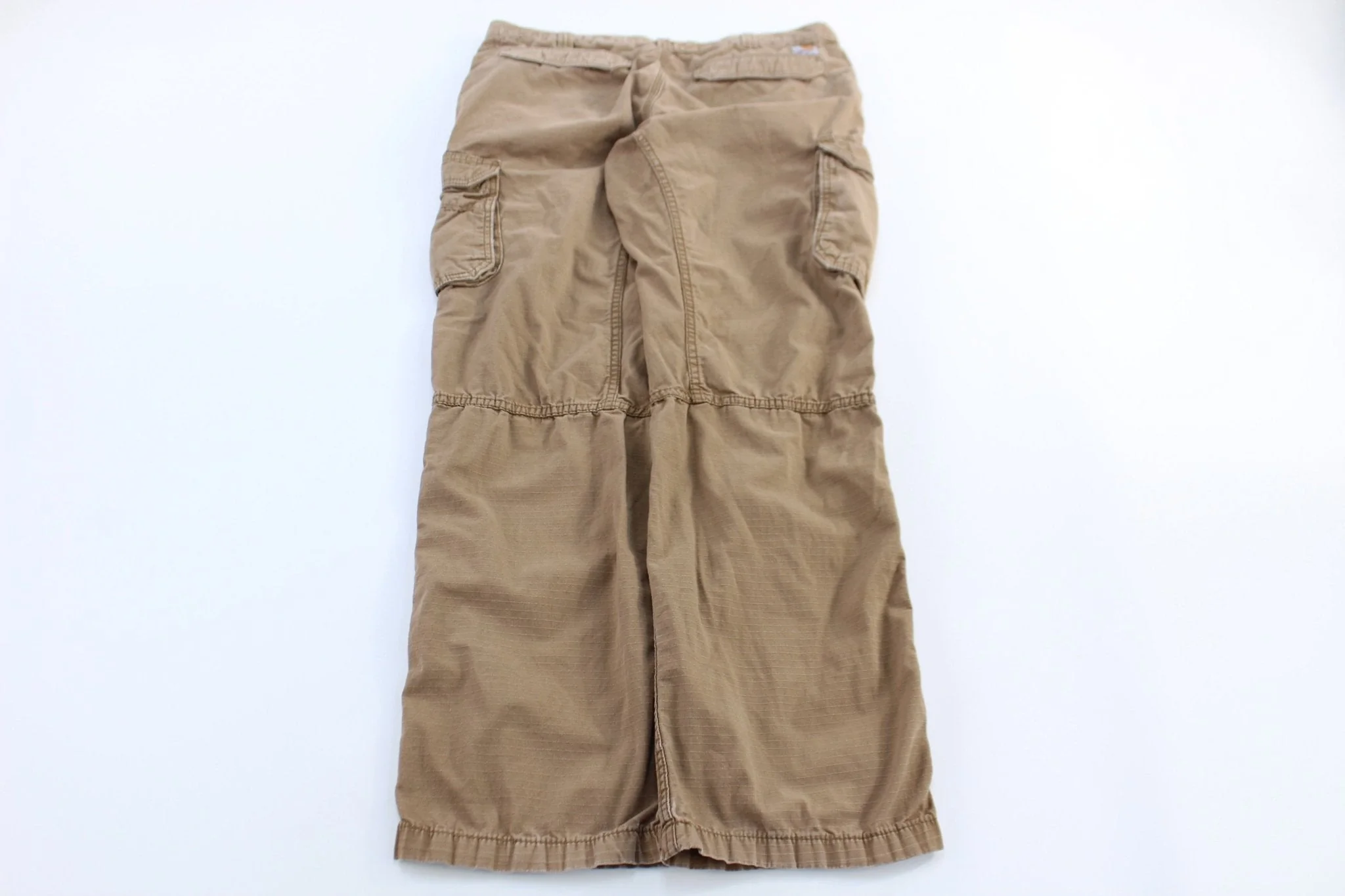 Carhartt Logo Patch Tan Relaxed Fit Pants - Image 2