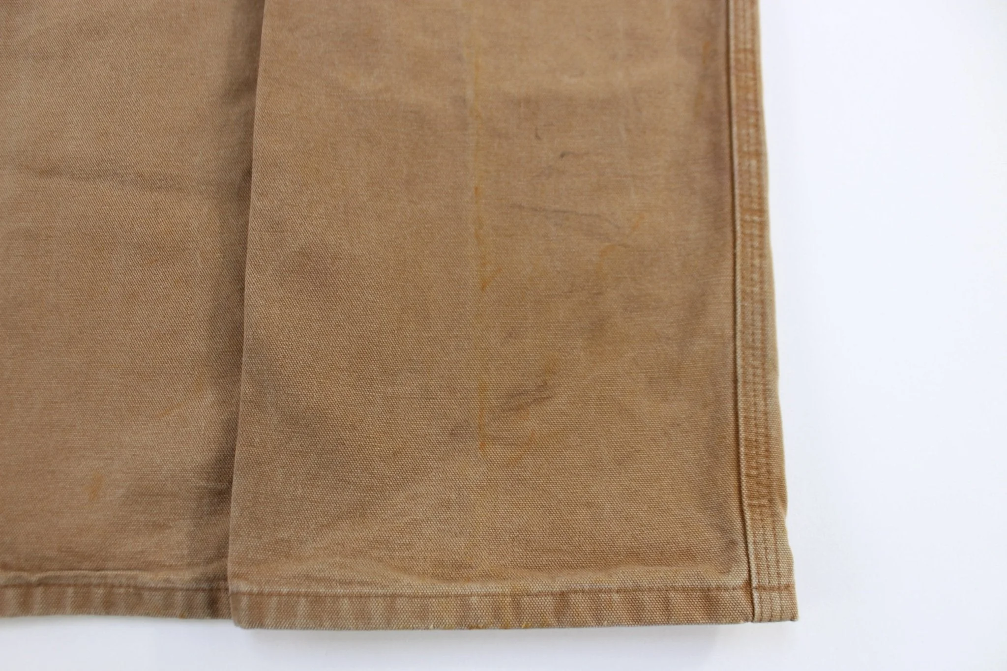 Carhartt Logo Patch Tan Relaxed Fit Pants - Image 3
