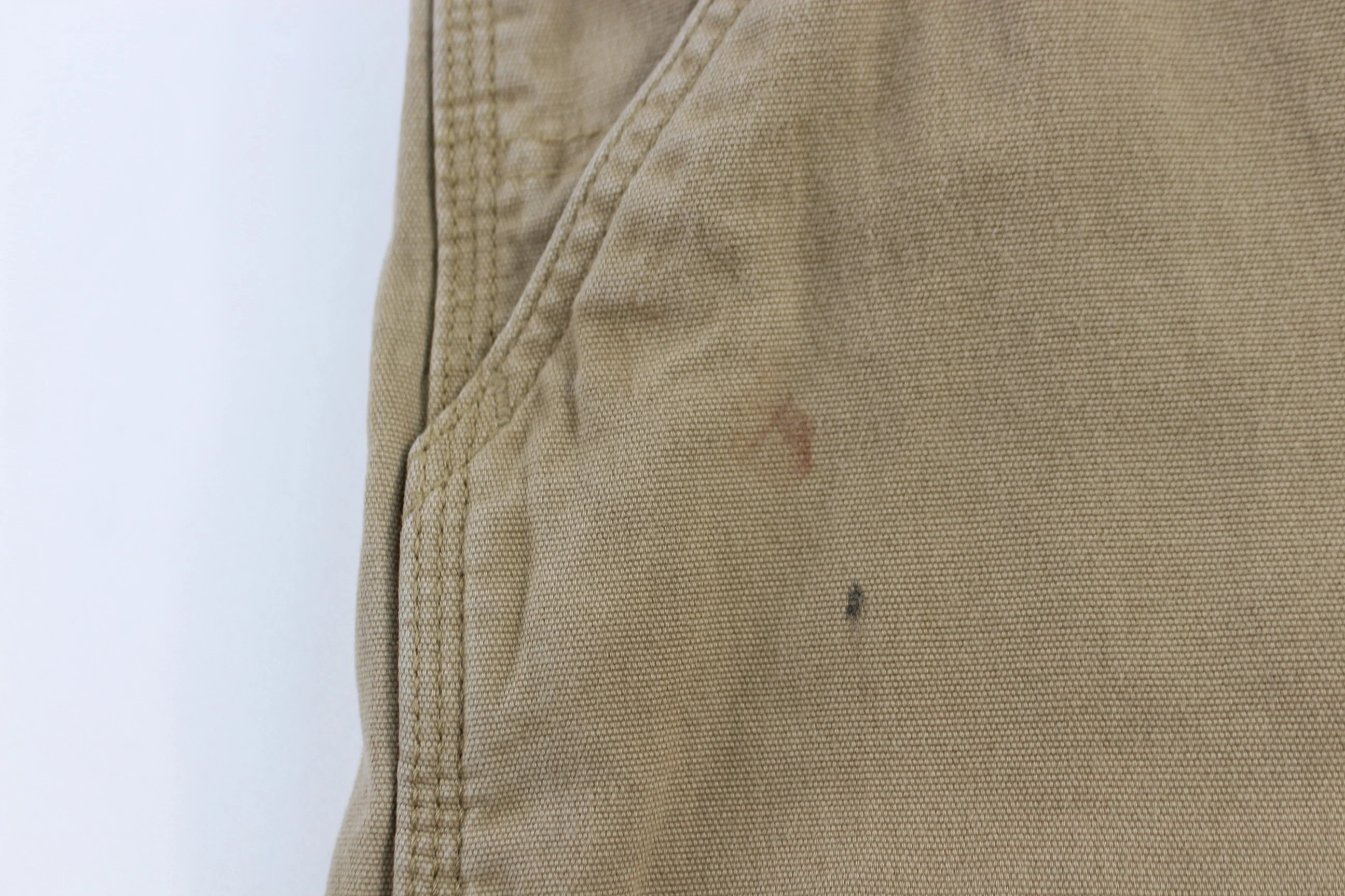 Carhartt Logo Patch Tan Relaxed Fit Pants - Image 3