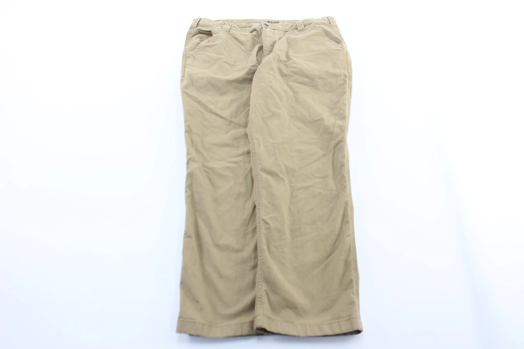 Carhartt Logo Patch Tan Relaxed Fit Pants