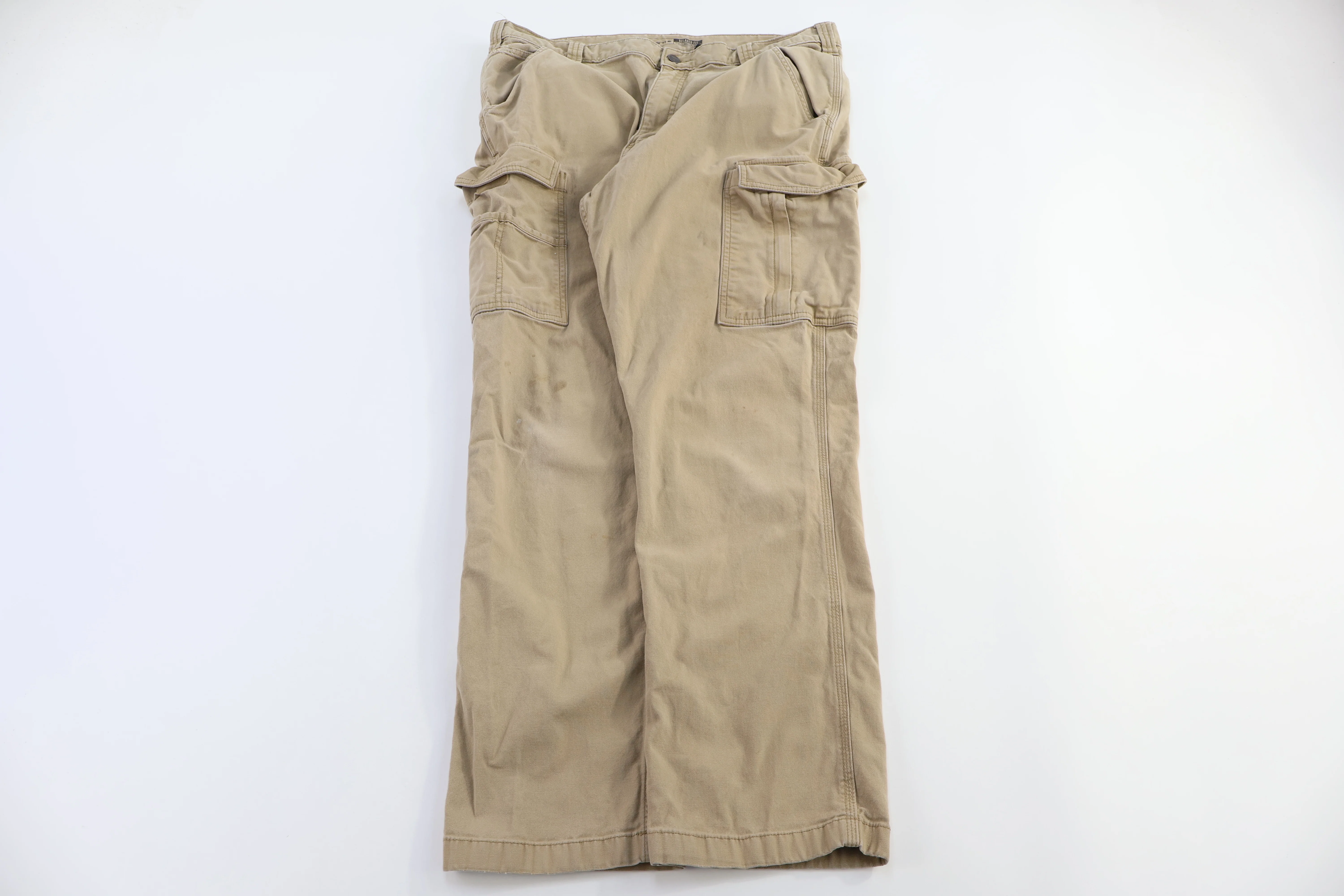 Carhartt Logo Patch Tan Relaxed Fit Pants