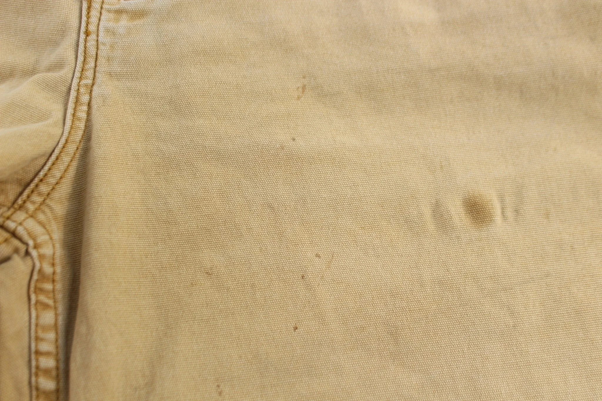 Carhartt Logo Patch Tan Relaxed Fit Shorts - Image 4