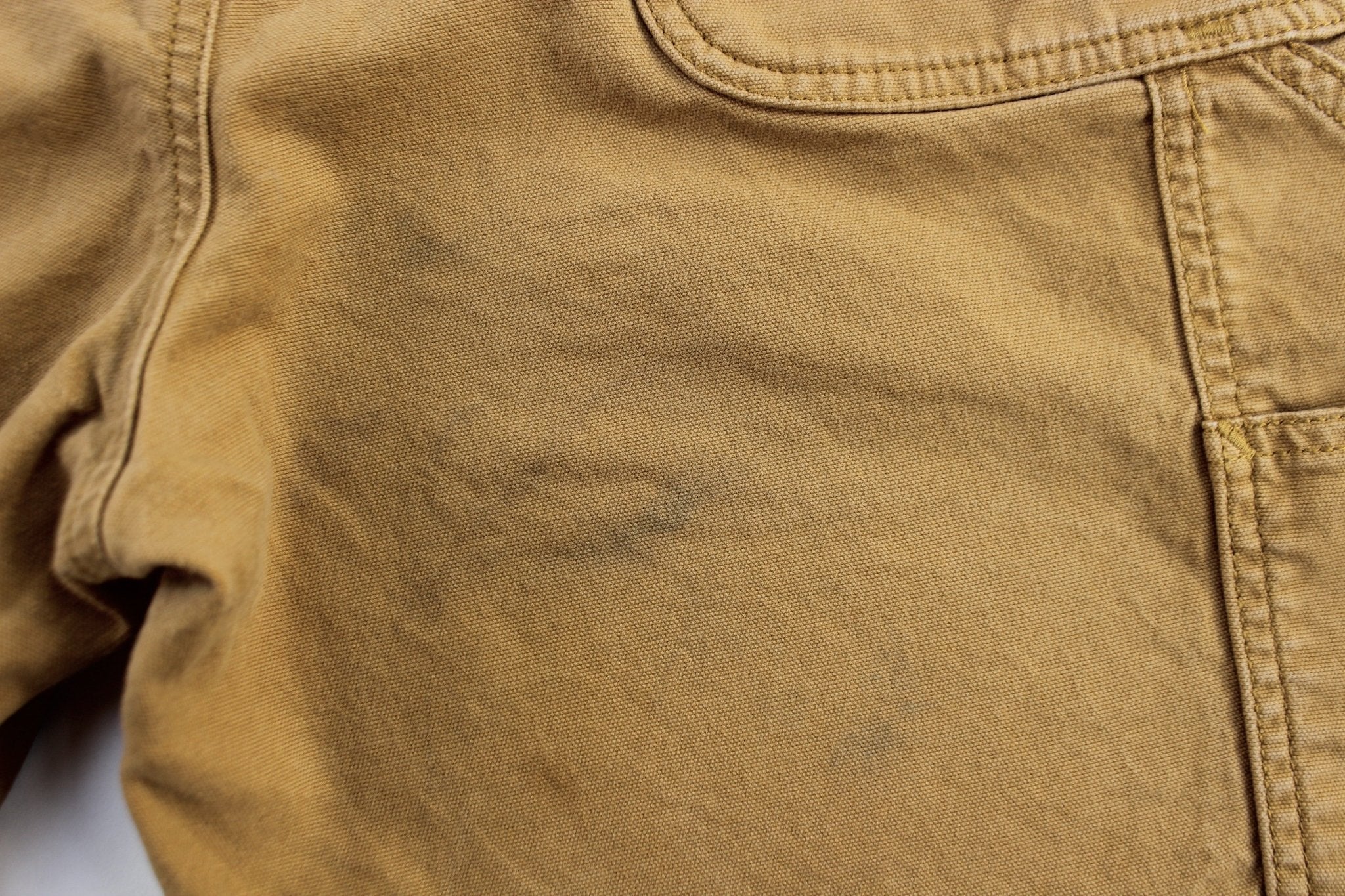 Carhartt Logo Patch Tan Relaxed Fit Shorts - Image 4