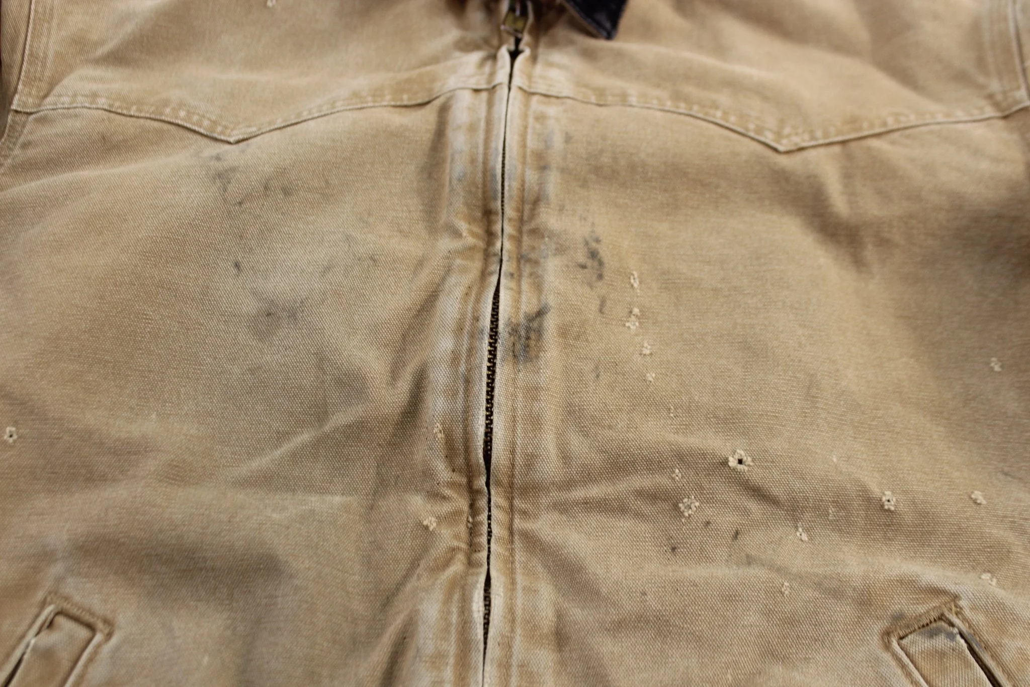 Carhartt Logo Patch Tan Santa Fe Jacket - Image 3