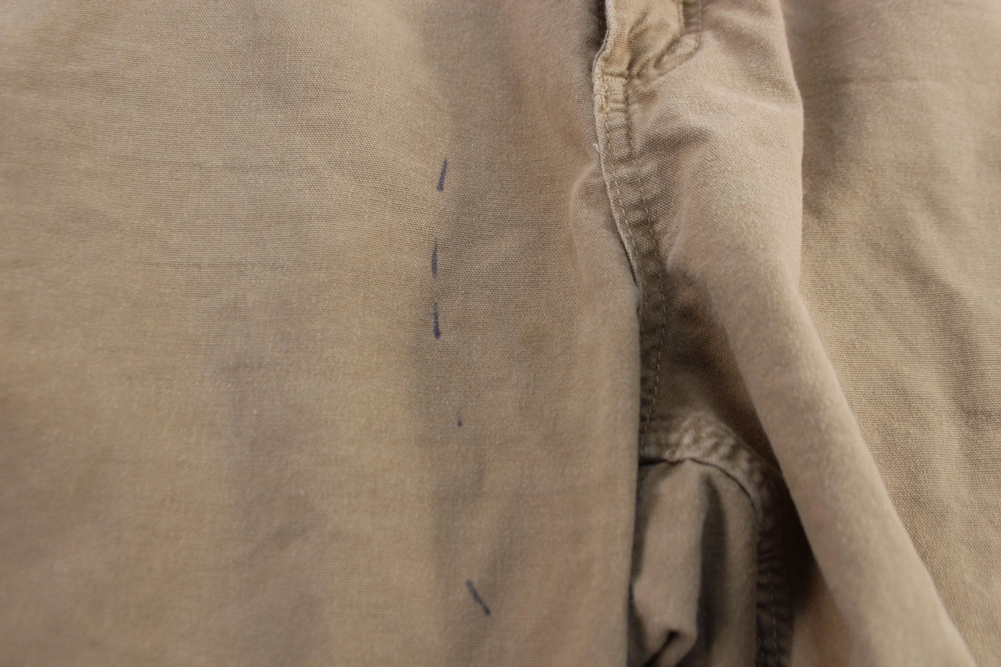 Carhartt Logo Patch Tan Shorts - Image 3