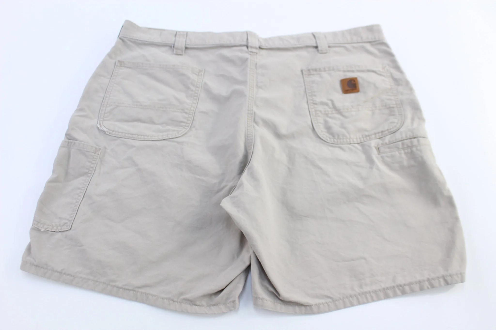 Carhartt Logo Patch Tan Shorts