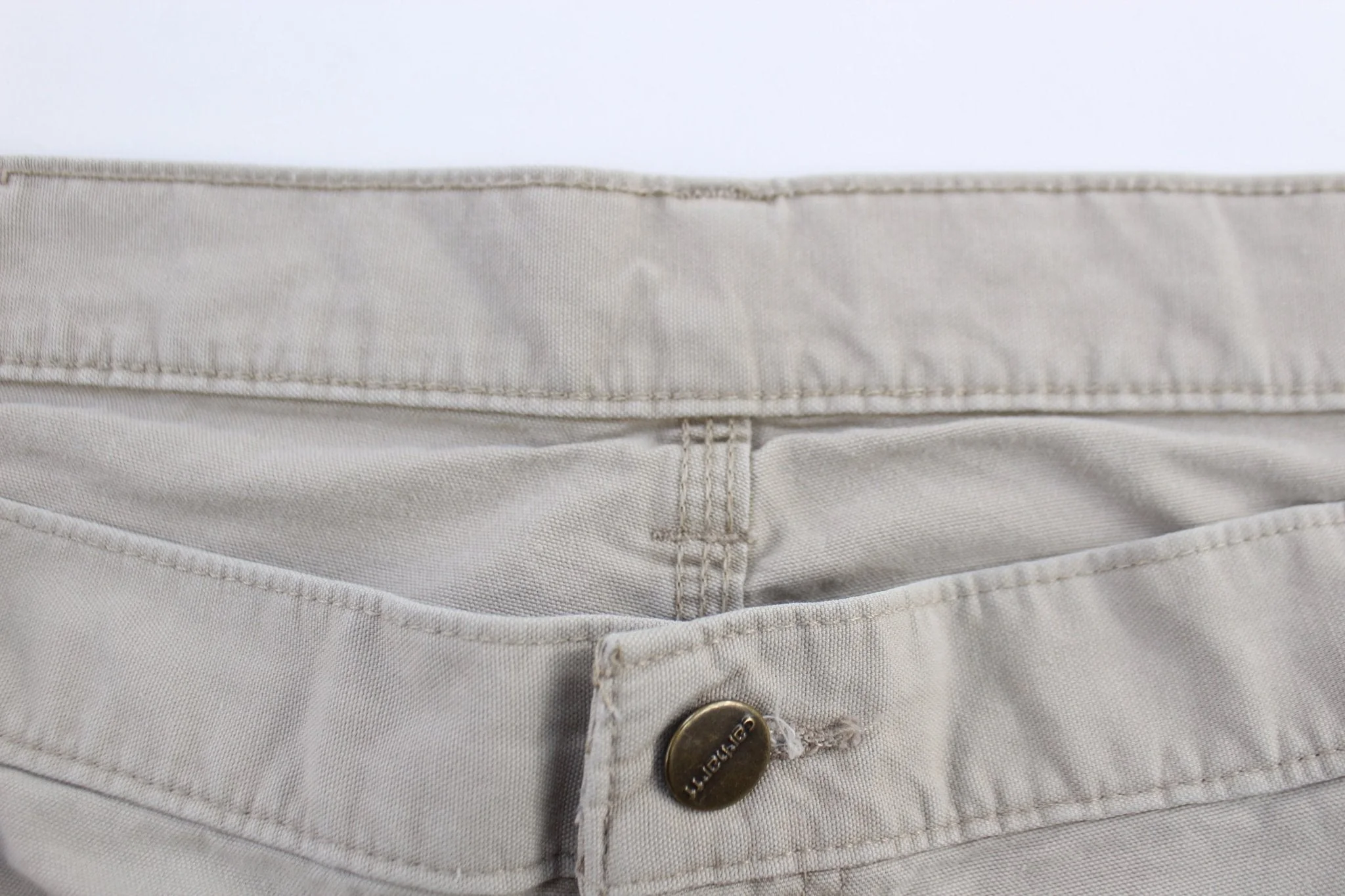 Carhartt Logo Patch Tan Shorts - Image 3
