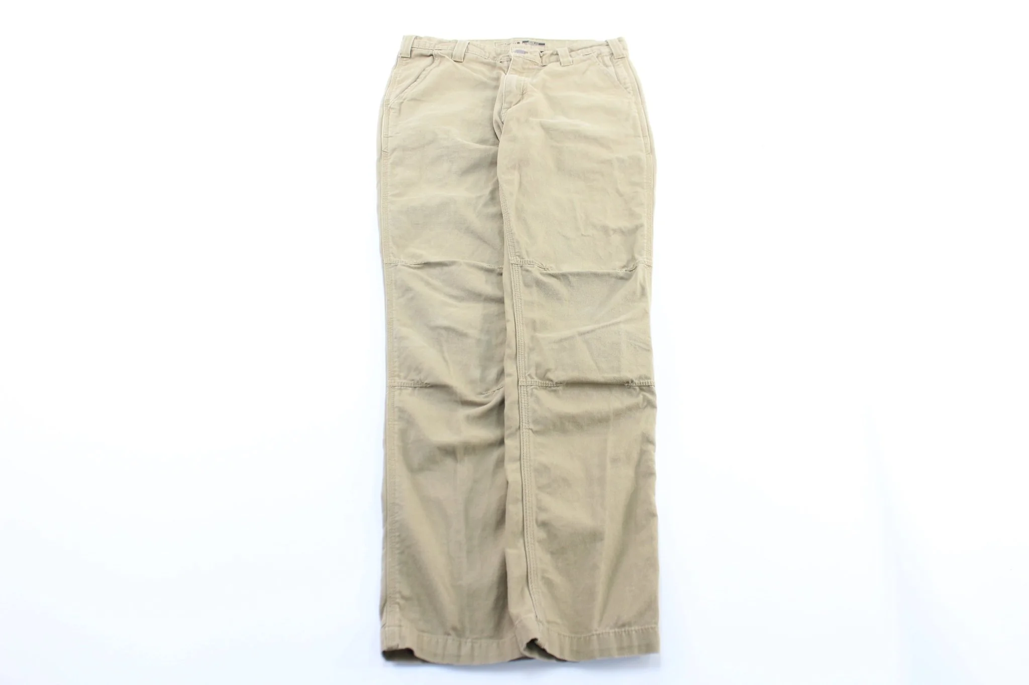 Carhartt Logo Patch Tan Slim Fit Pants