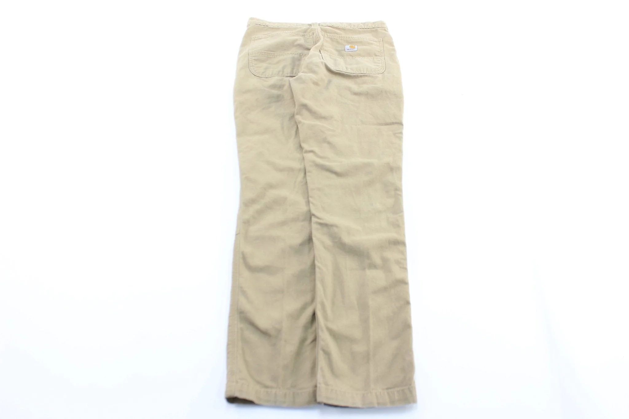Carhartt Logo Patch Tan Slim Fit Pants - Image 2