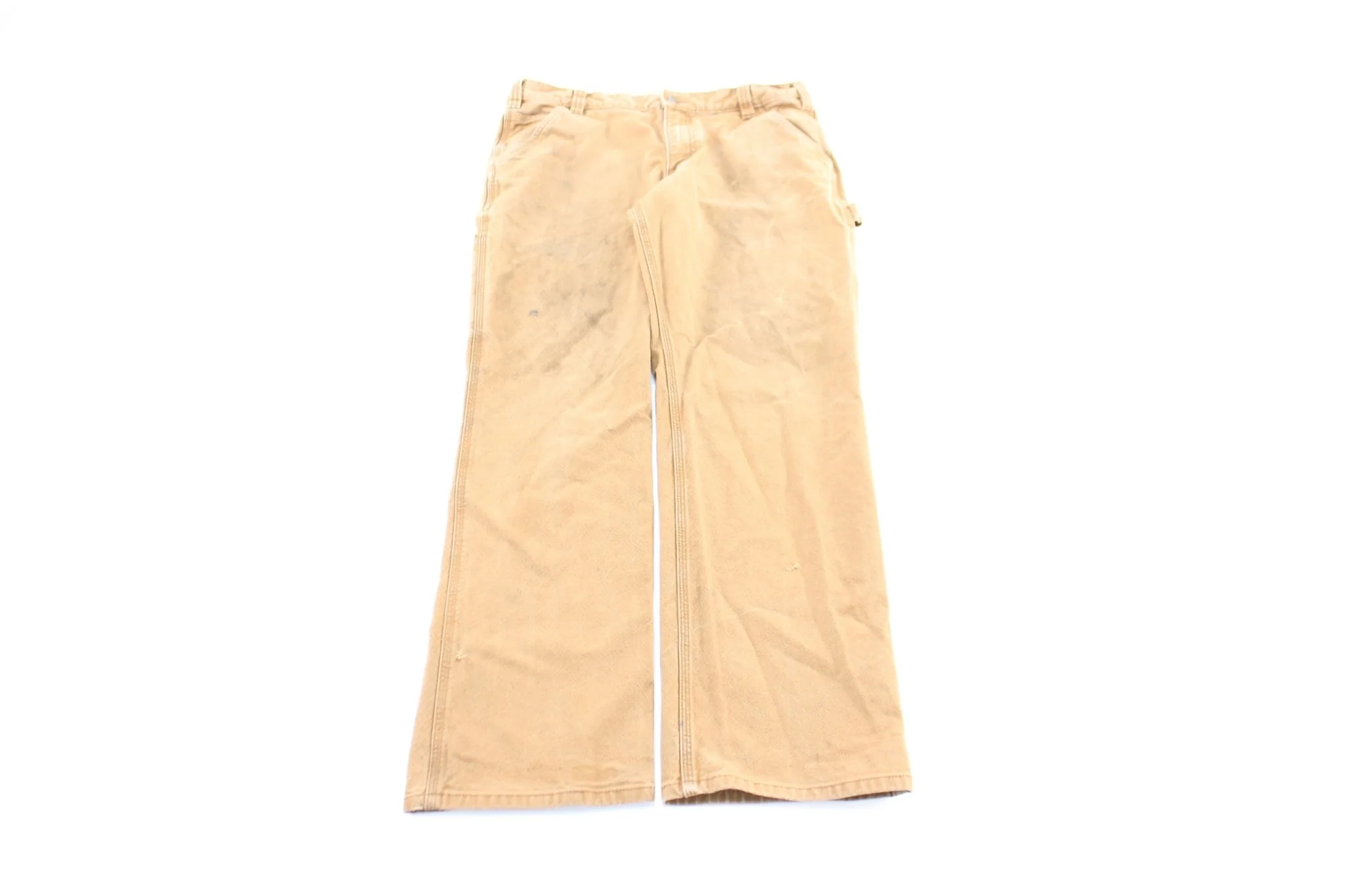 Carhartt Logo Patch Tan Workwear Pants
