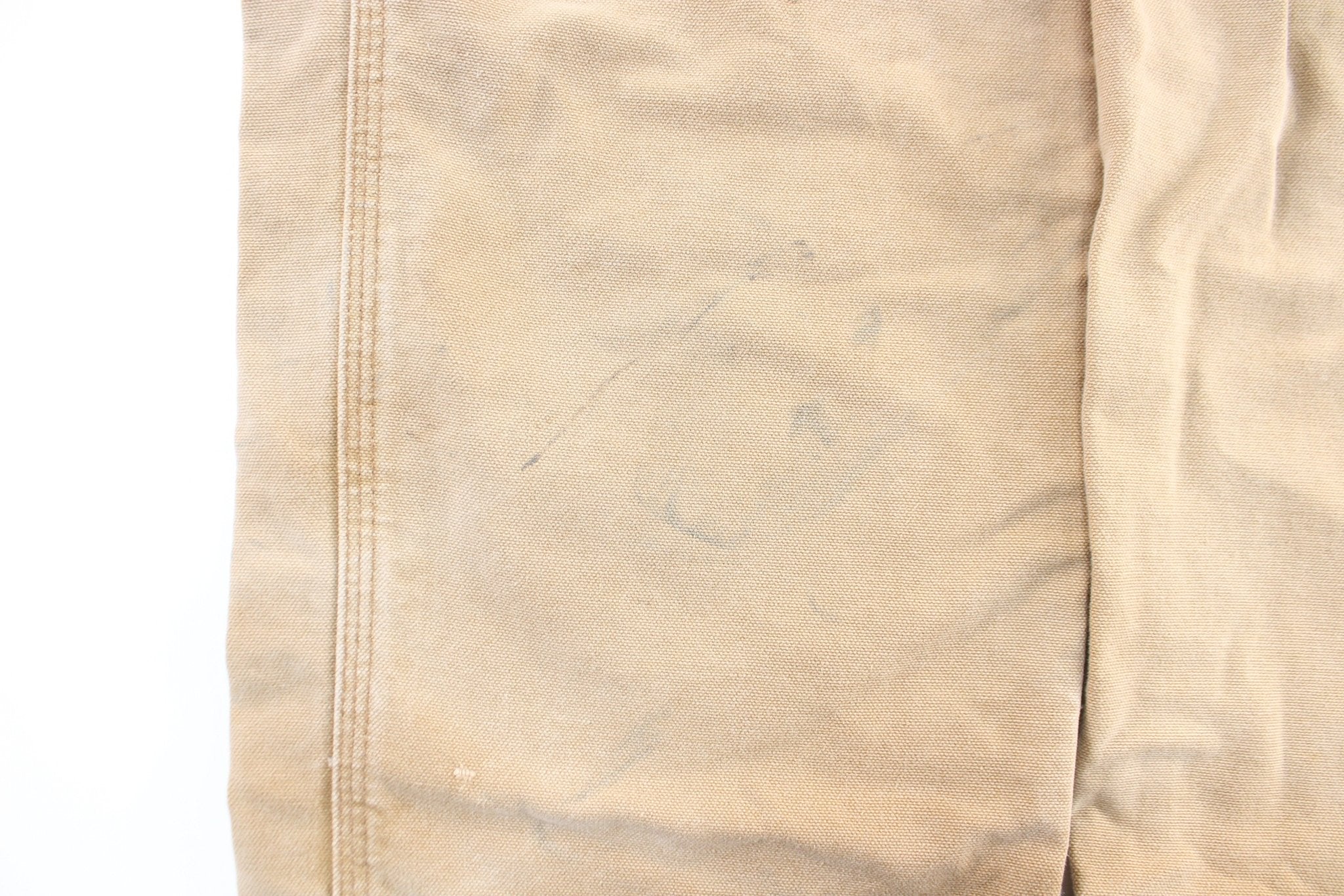 Carhartt Logo Patch Tan Workwear Pants - Image 3