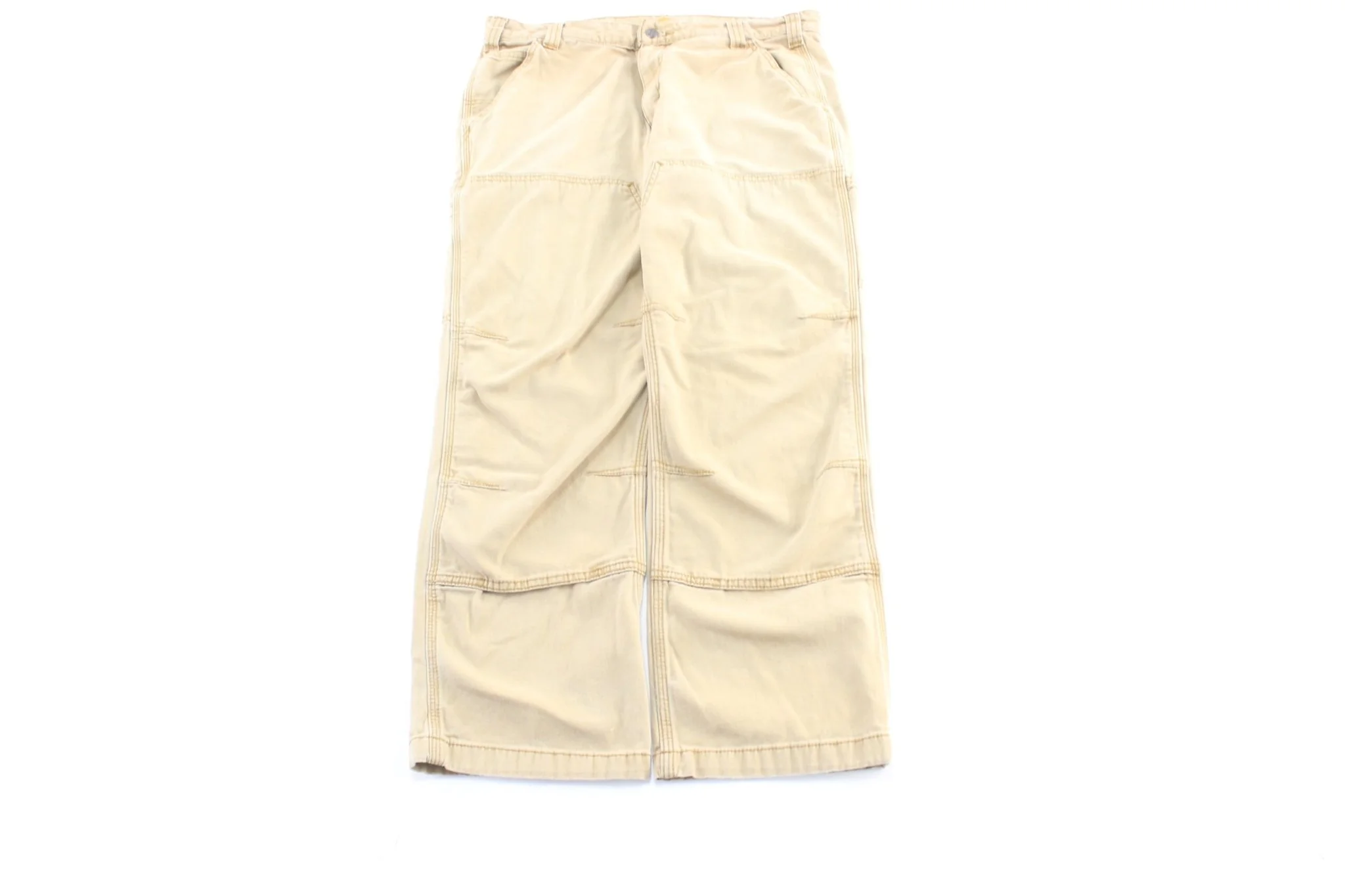 Carhartt Logo Patch Tan Workwear Pants