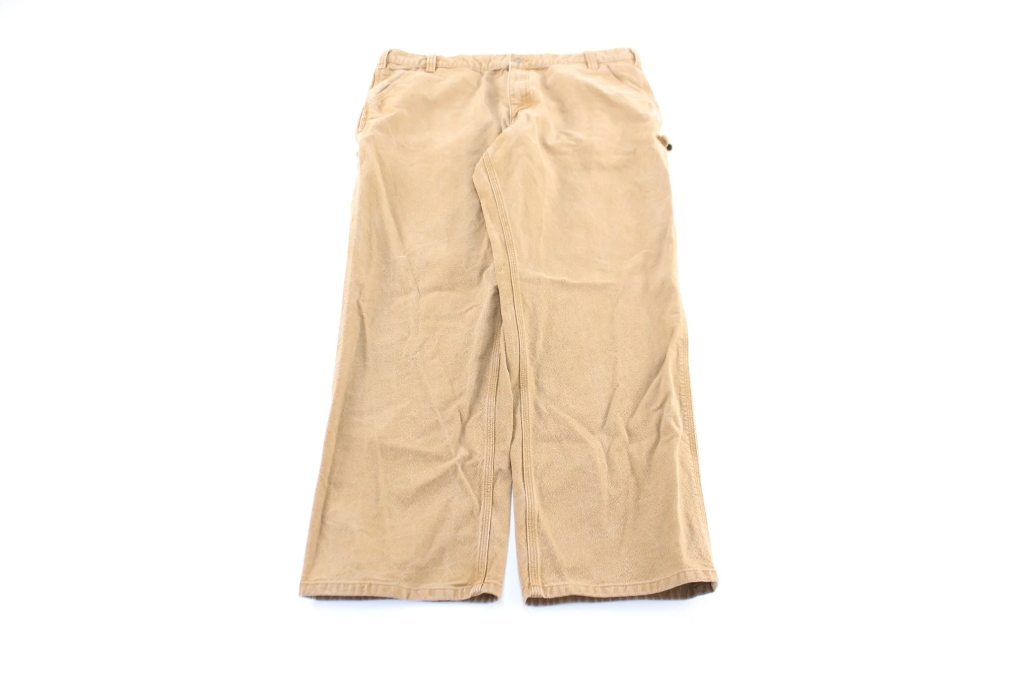 Carhartt Logo Patch Tan Workwear Pants