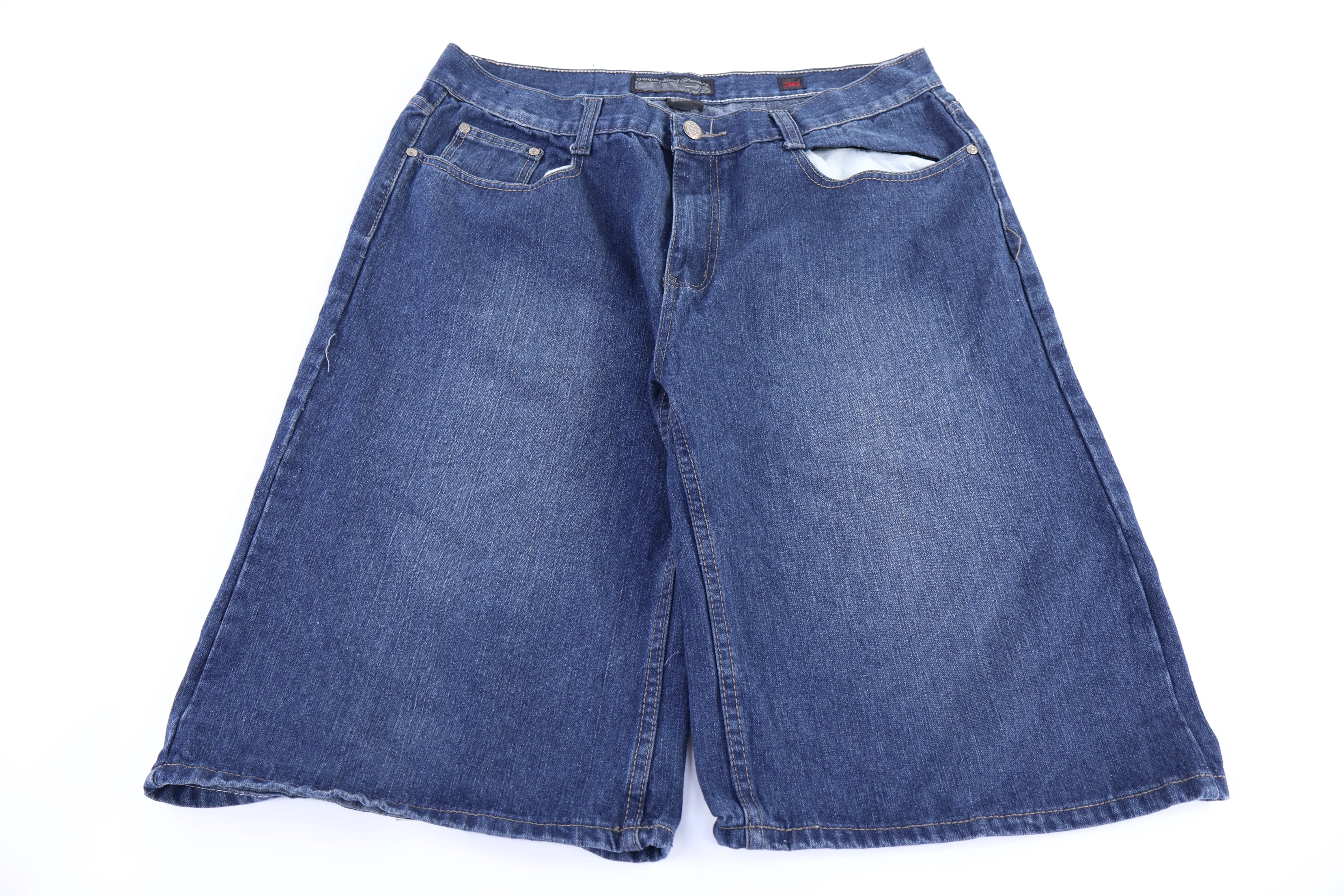 Chams Premium Dark Wash Denim Shorts