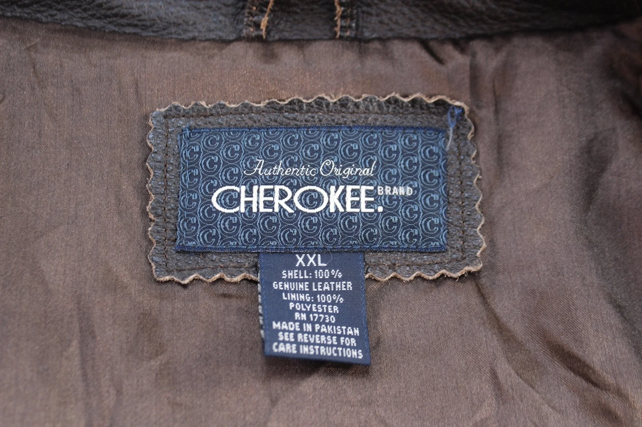 Cherokee Dark Brown Leather Coat - Image 3