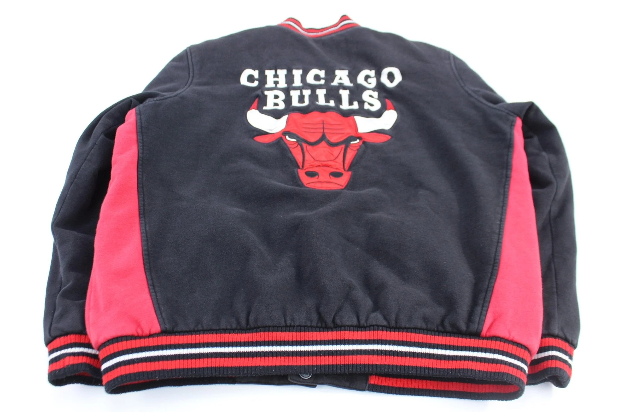 Chicago Bulls Basketball Embroidered Reversible Jeff Hamilton Jacket - Image 2