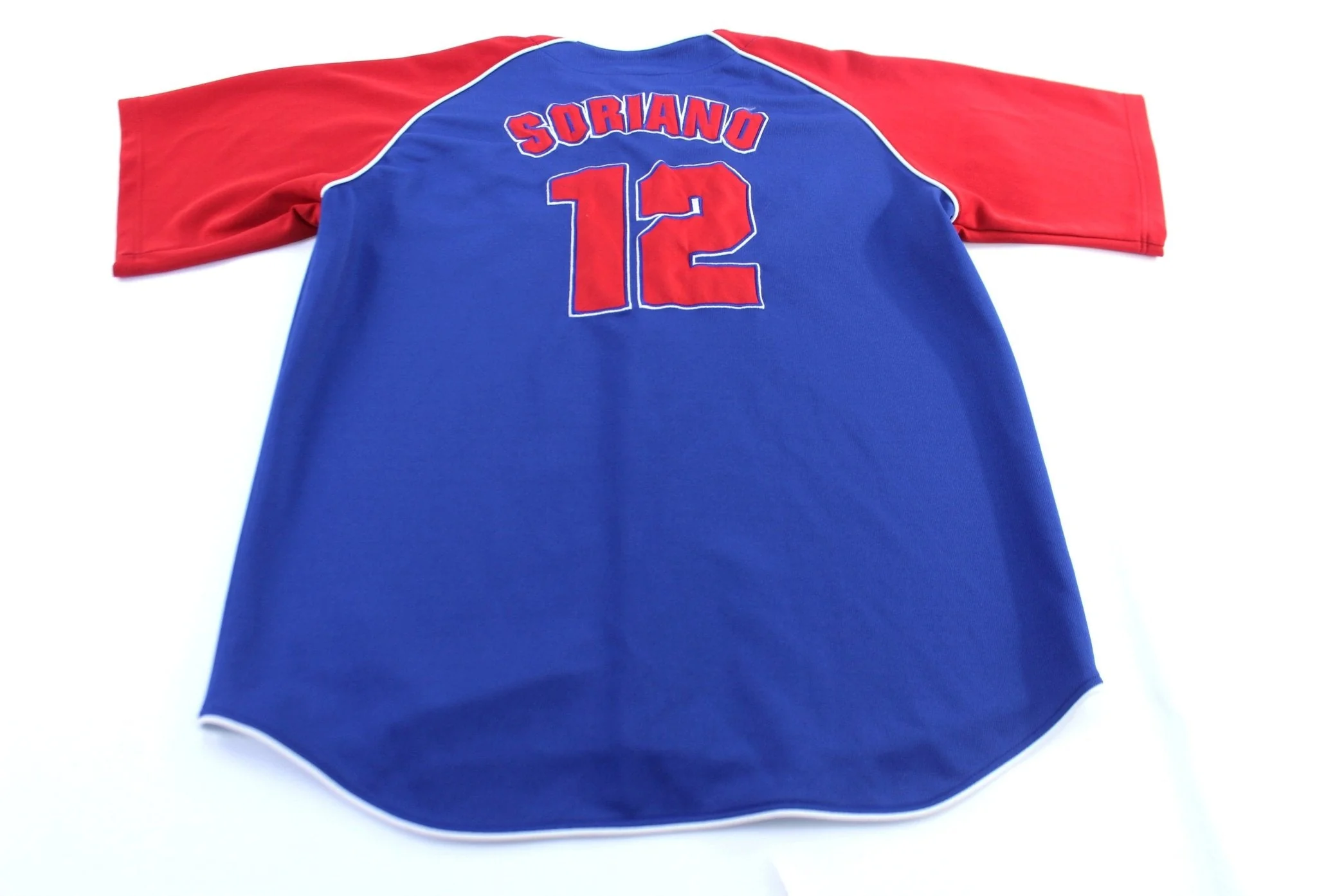 Chicago Cubs Alfonso Soriano Embroidered Baseball Jersey - Image 2