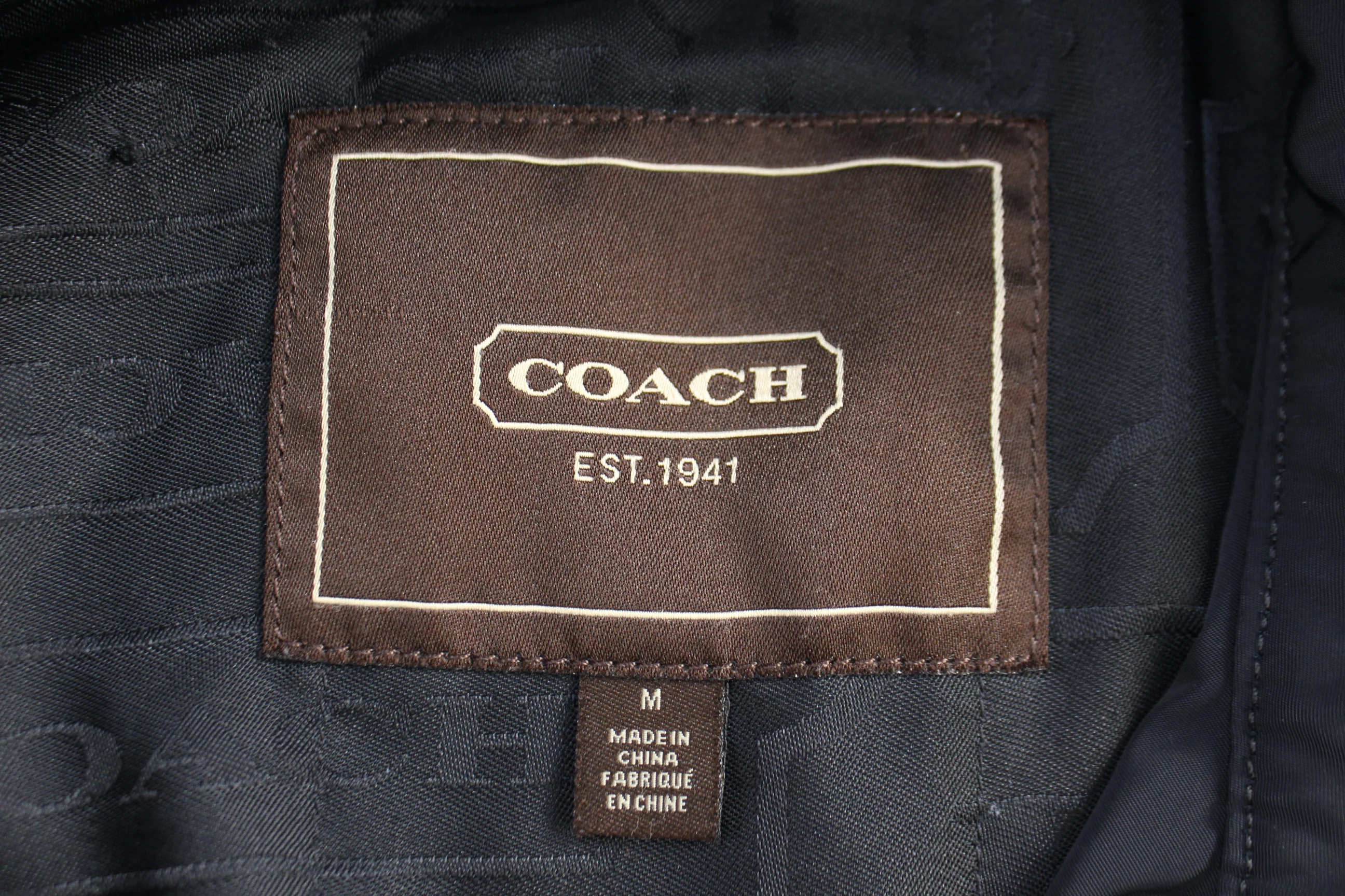 Coach Full Zip Black Utility Jacket - Image 3