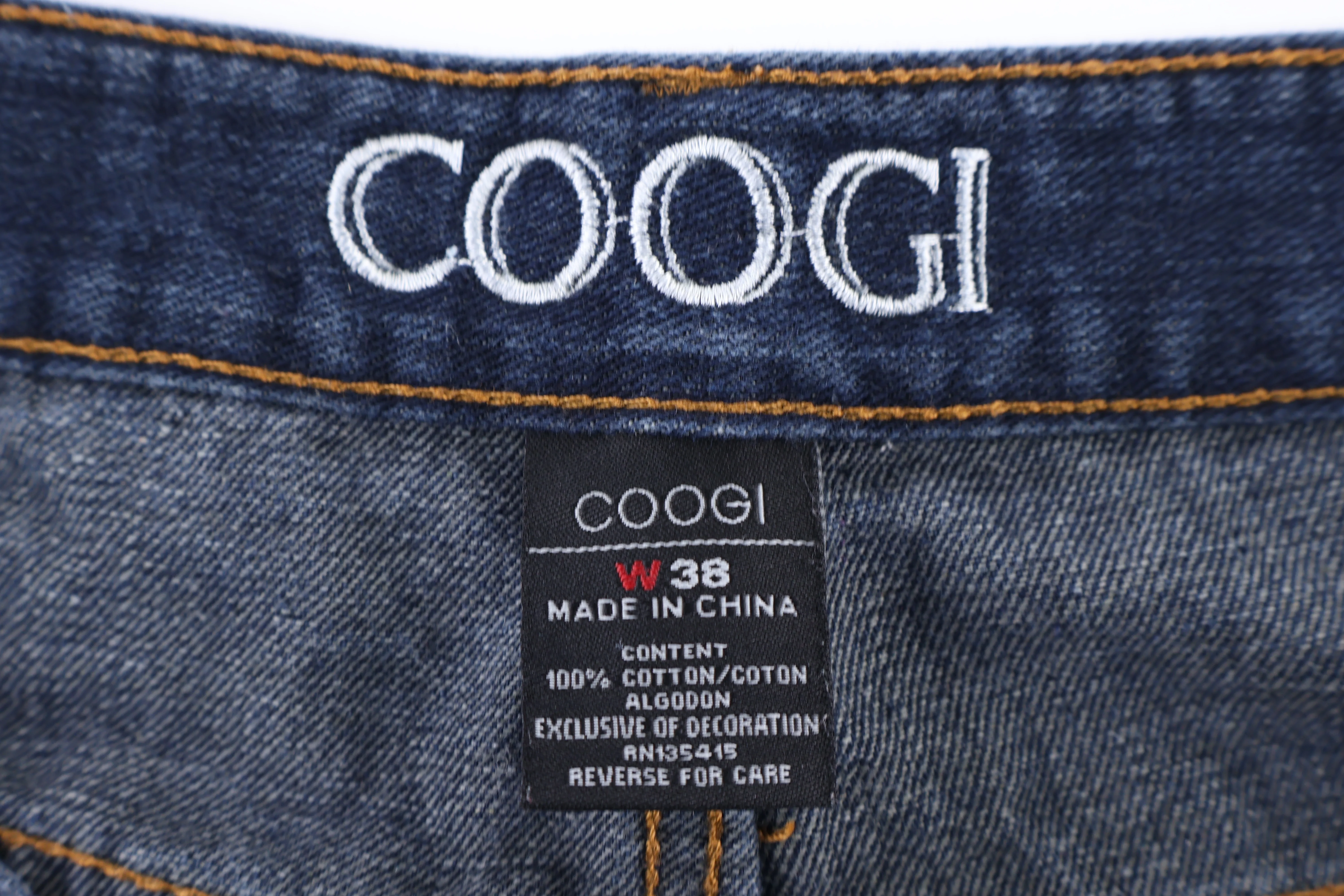 Coogi Dark Wash Denim Shorts - Image 4